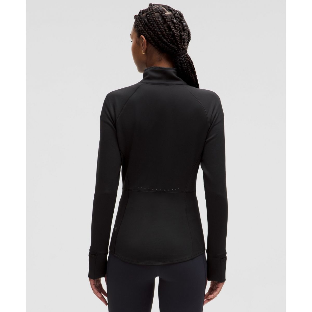 룰루레몬(LULULEMON) 콜드 웨더 러닝 하프집  BLK
