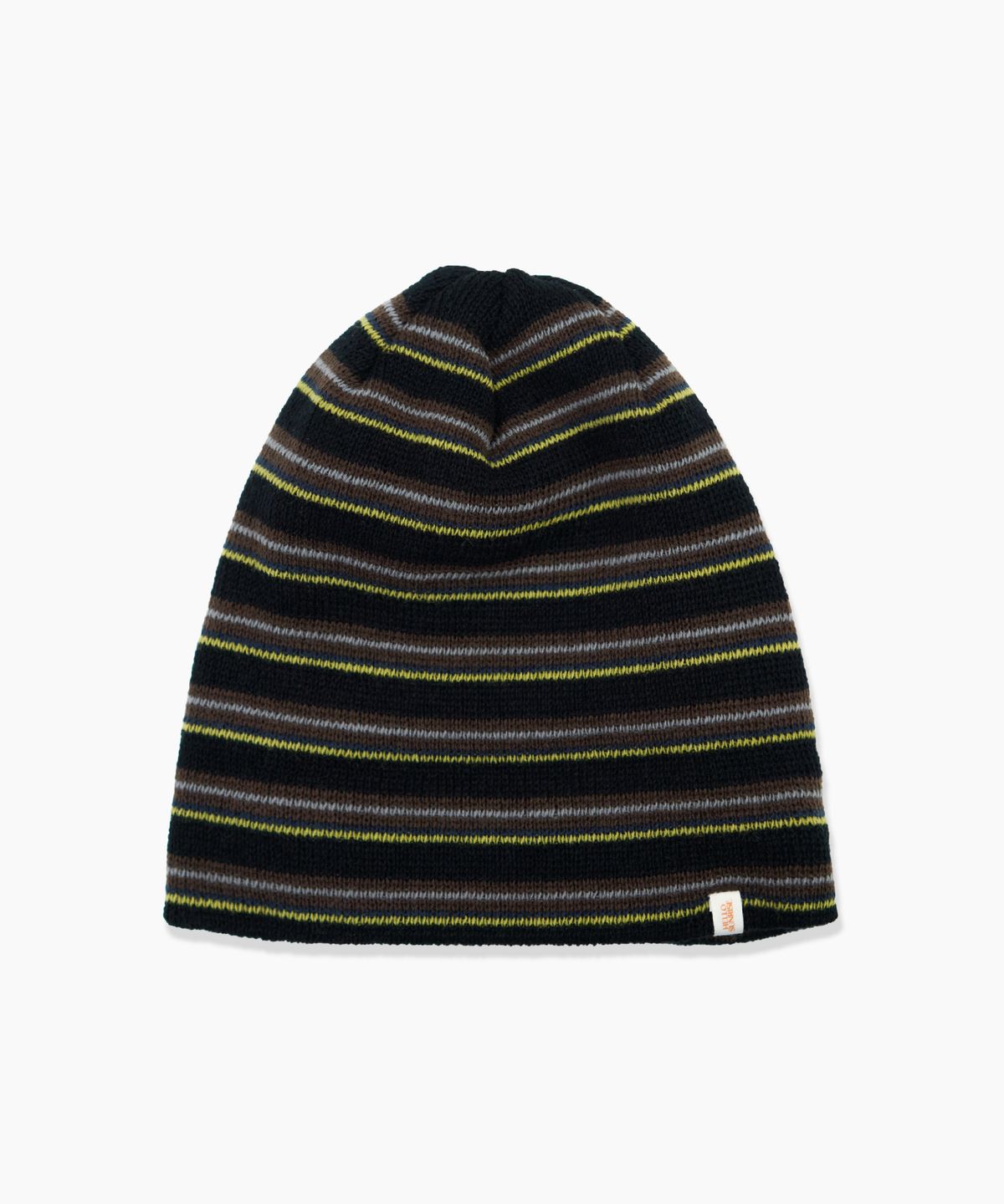 헬로 선라이즈(HELLO SUNRISE) HS Multi Stripe Beanie_Black