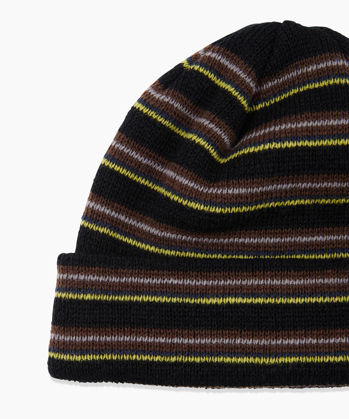 헬로 선라이즈(HELLO SUNRISE) HS Multi Stripe Beanie_Black