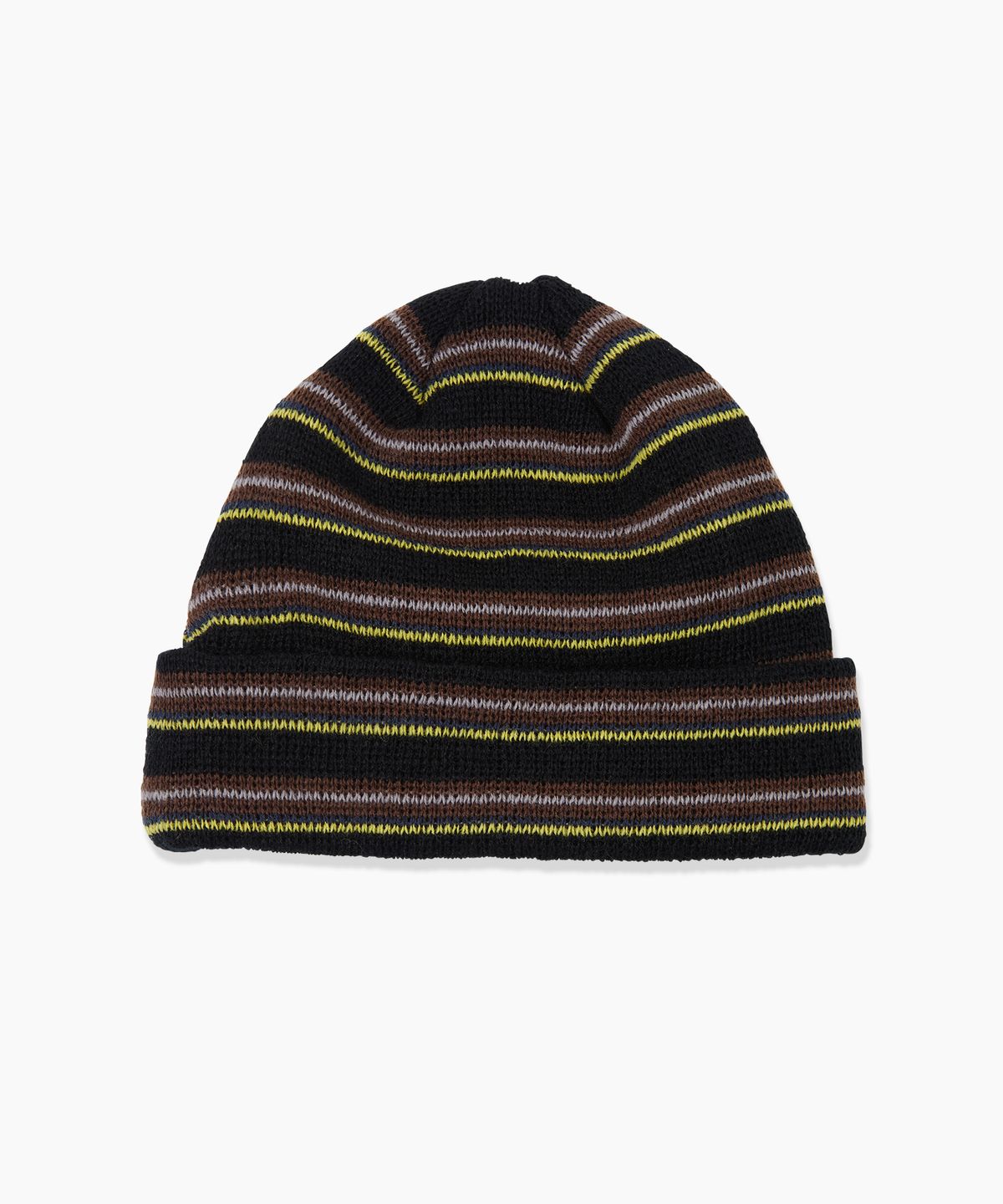 헬로 선라이즈(HELLO SUNRISE) HS Multi Stripe Beanie_Black