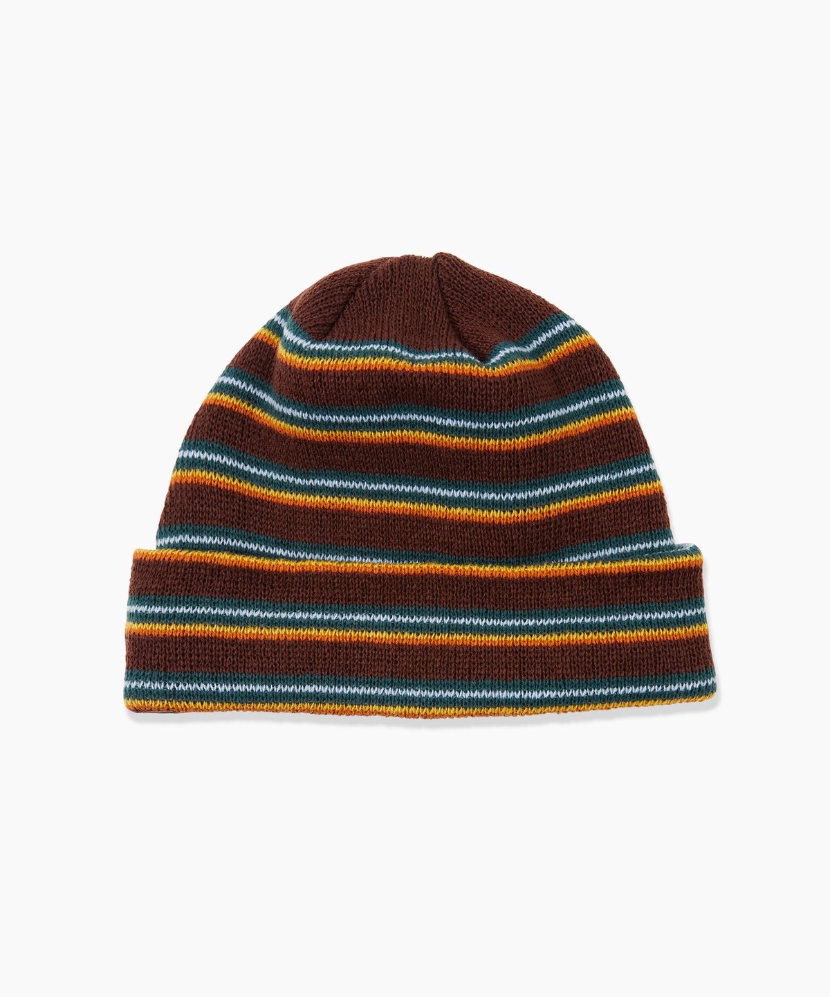 헬로 선라이즈(HELLO SUNRISE) HS Multi Stripe Beanie_Brown