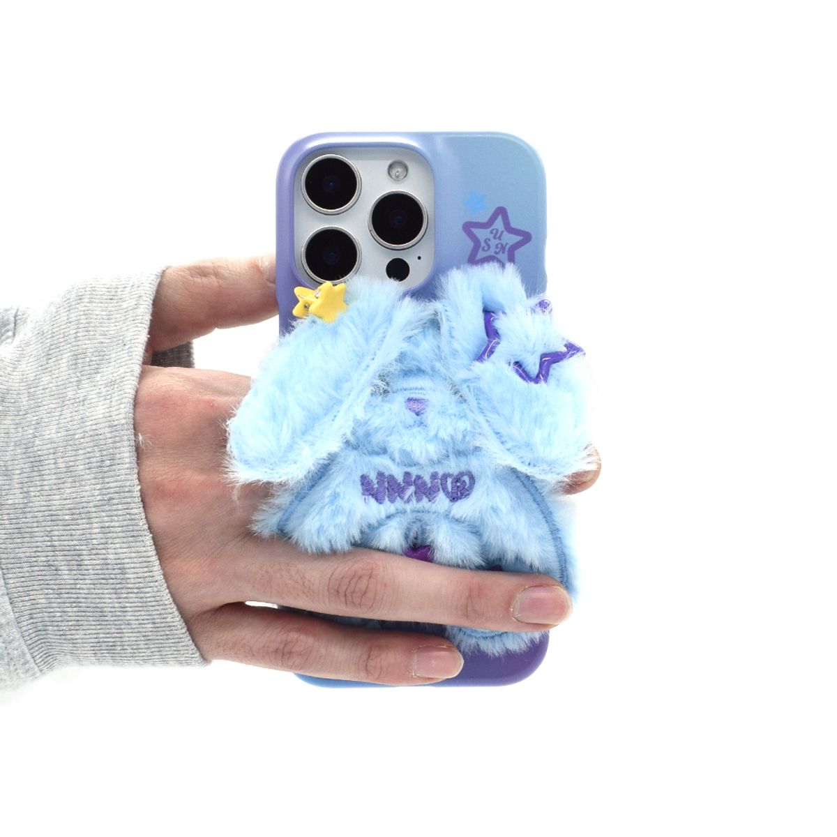 세컨드유니크네임(SECOND UNIQUE NAME) SUN CASE SHY RABBIT LIGHT BLUE