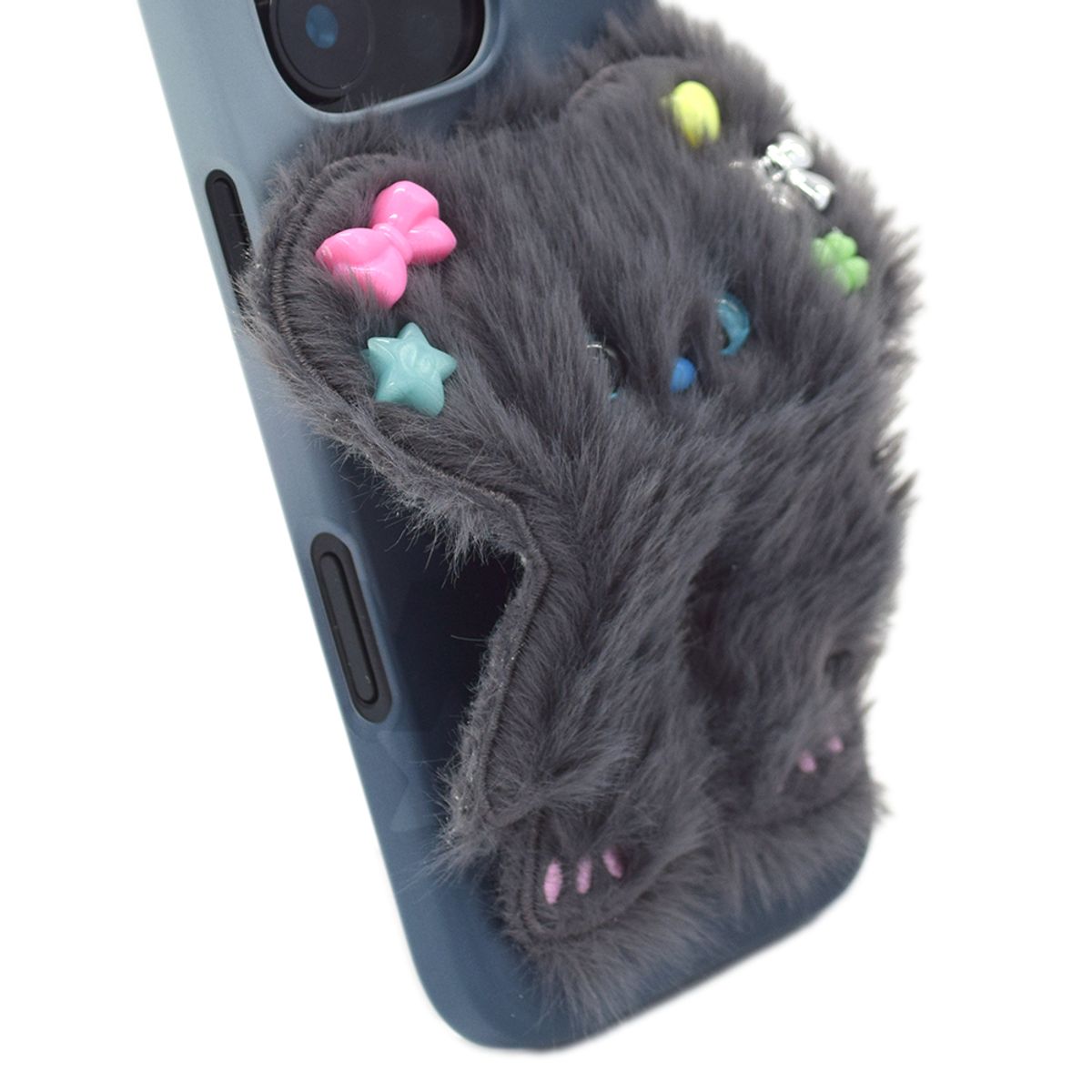 세컨드유니크네임(SECOND UNIQUE NAME) SUN CASE BEADS BEAR DEEP GRAY
