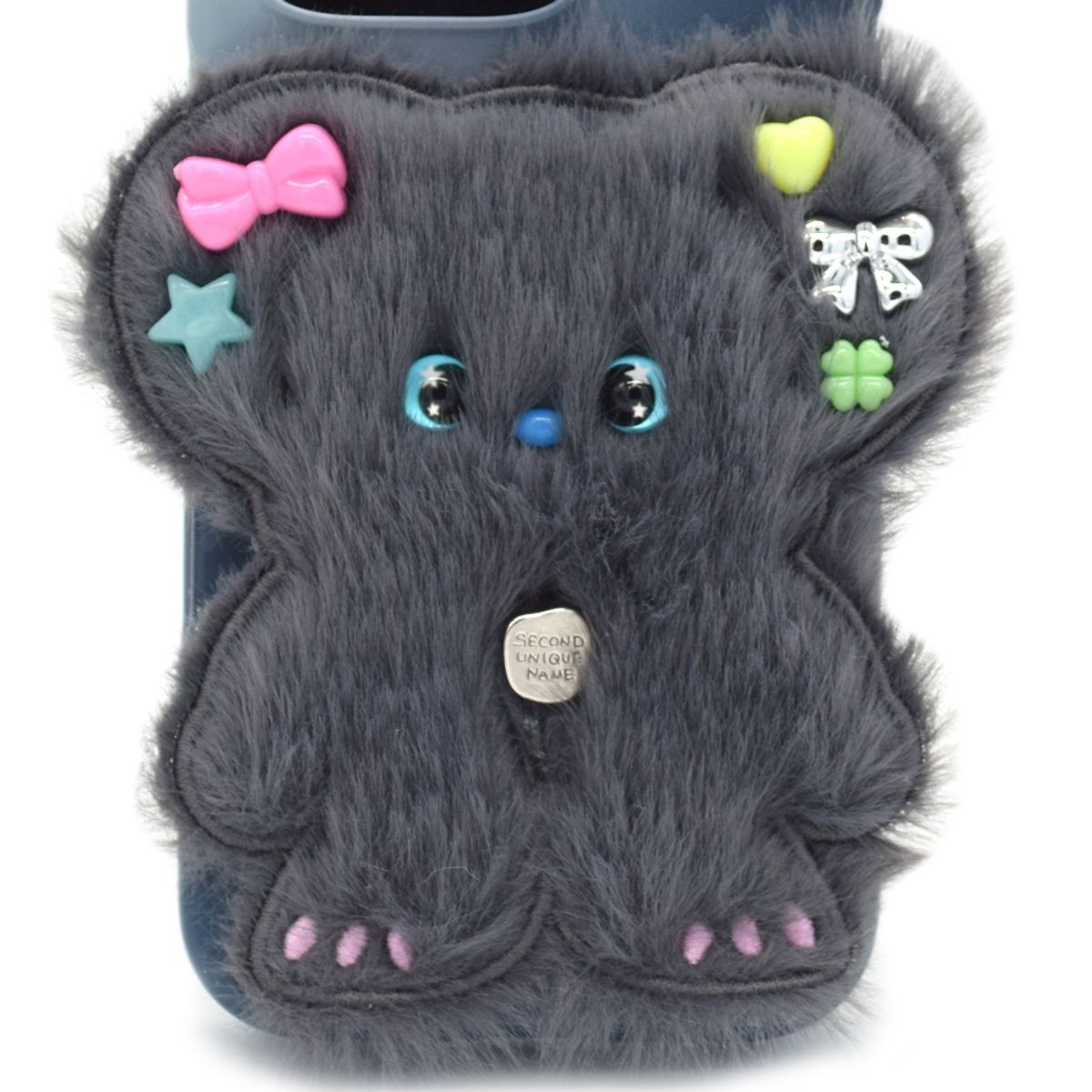 세컨드유니크네임(SECOND UNIQUE NAME) SUN CASE BEADS BEAR DEEP GRAY