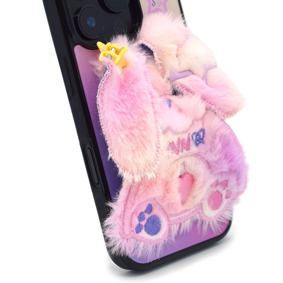 세컨드유니크네임(SECOND UNIQUE NAME) SUN CASE SHY RABBIT MIX SHETBET (GLOSSY BLACK)