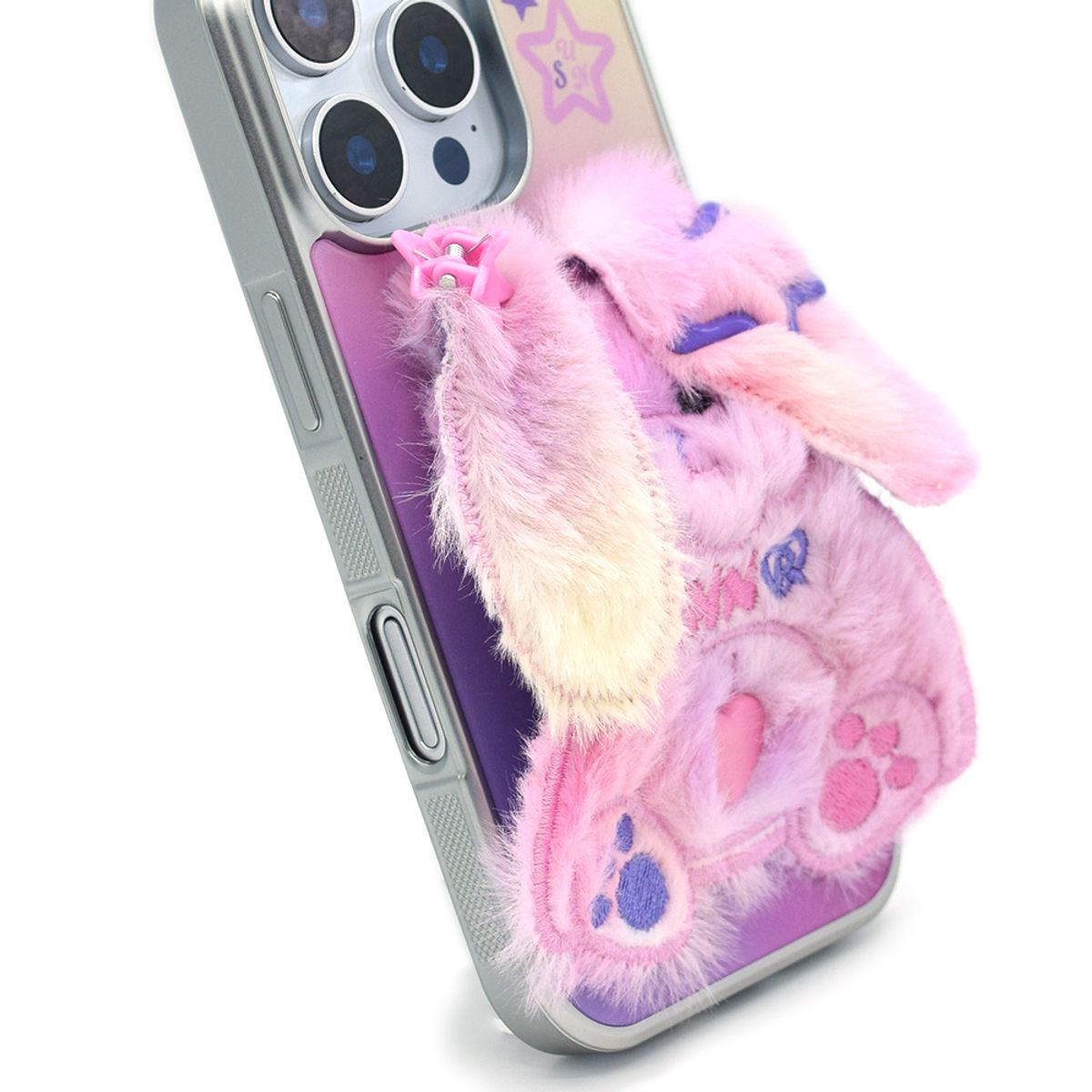 세컨드유니크네임(SECOND UNIQUE NAME) SUN CASE SHY RABBIT MIX SHETBET (GLOSSY SILVER)