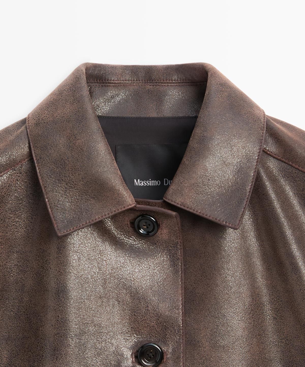 마시모두띠(MASSIMO DUTTI) 스웨이드 레더 재킷