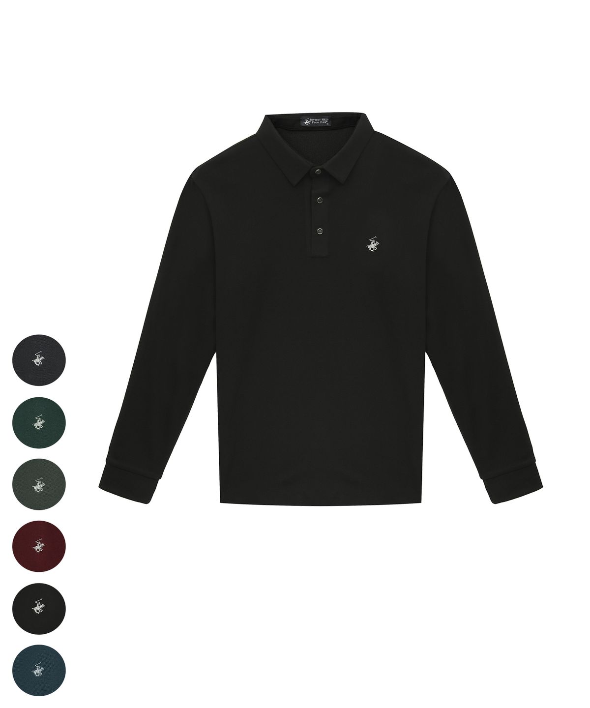 비버리힐스 폴로클럽(BHPOLOCLUB) 남성 소프트 벨벳 터치 카라티 6Color TS359