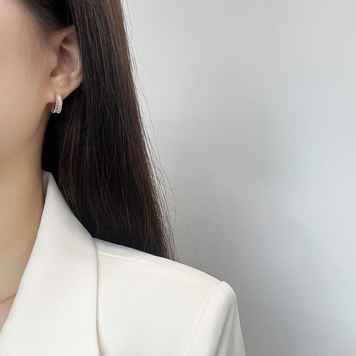 디유아모르(DIEUAMOUR) 14K 골드필드 아르젠떼 원터치 귀걸이