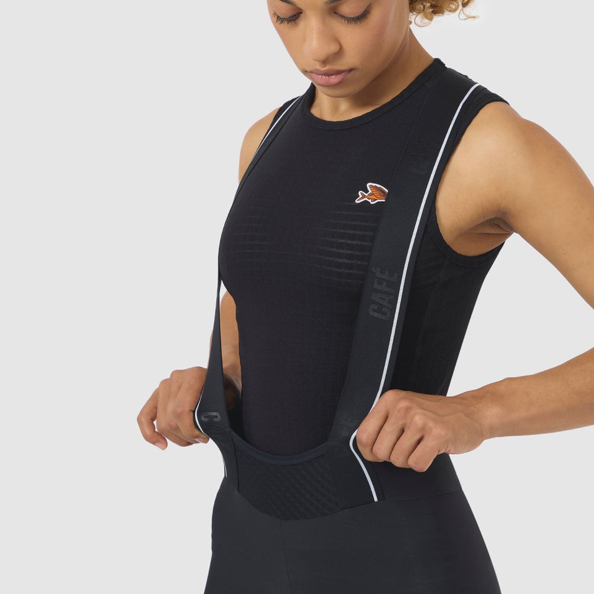 카페 드 사이클리스트(CAFE DU CYCLISTE) 콜린 클래식 민소매 베이스레이어 블랙 여성