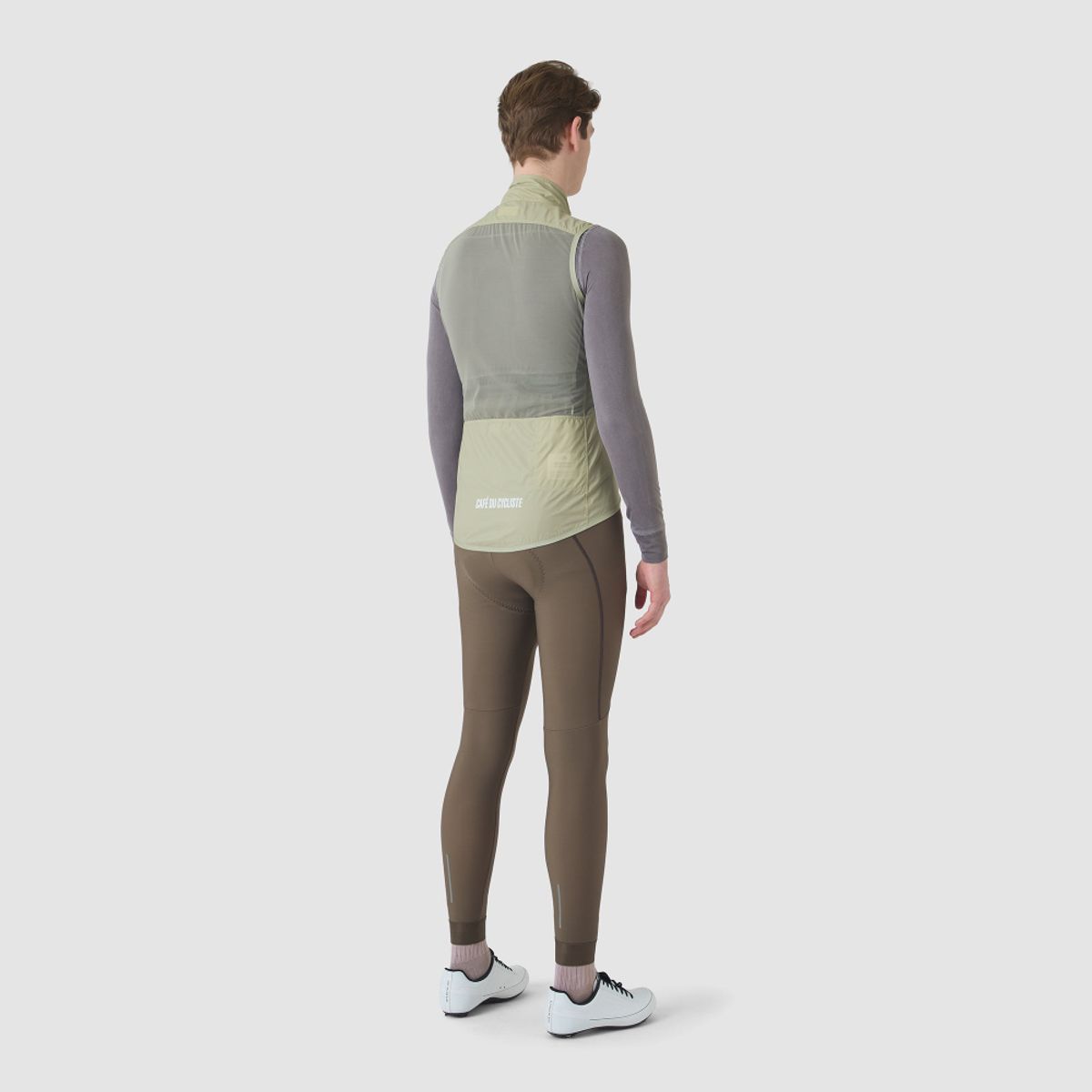 카페 드 사이클리스트(CAFE DU CYCLISTE) 에디트 클래식 질넷 바람막이 조끼 퍼들 남성