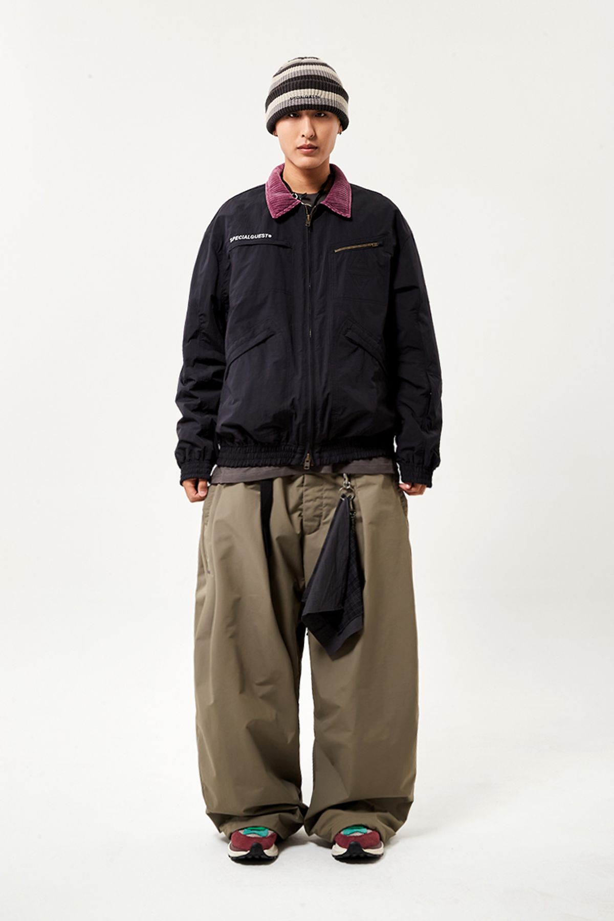 스페셜게스트(SPECIAL GUEST) EASY MARKSTITCH WORK JACKET (Black)