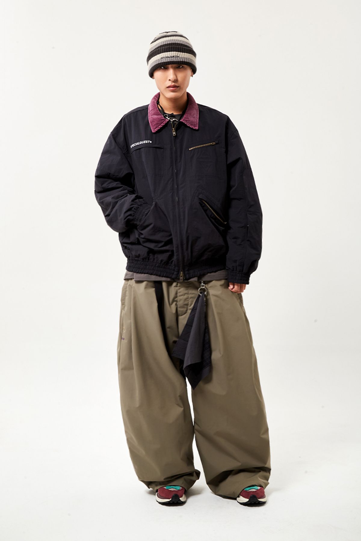 스페셜게스트(SPECIAL GUEST) EASY MARKSTITCH WORK JACKET (Black)