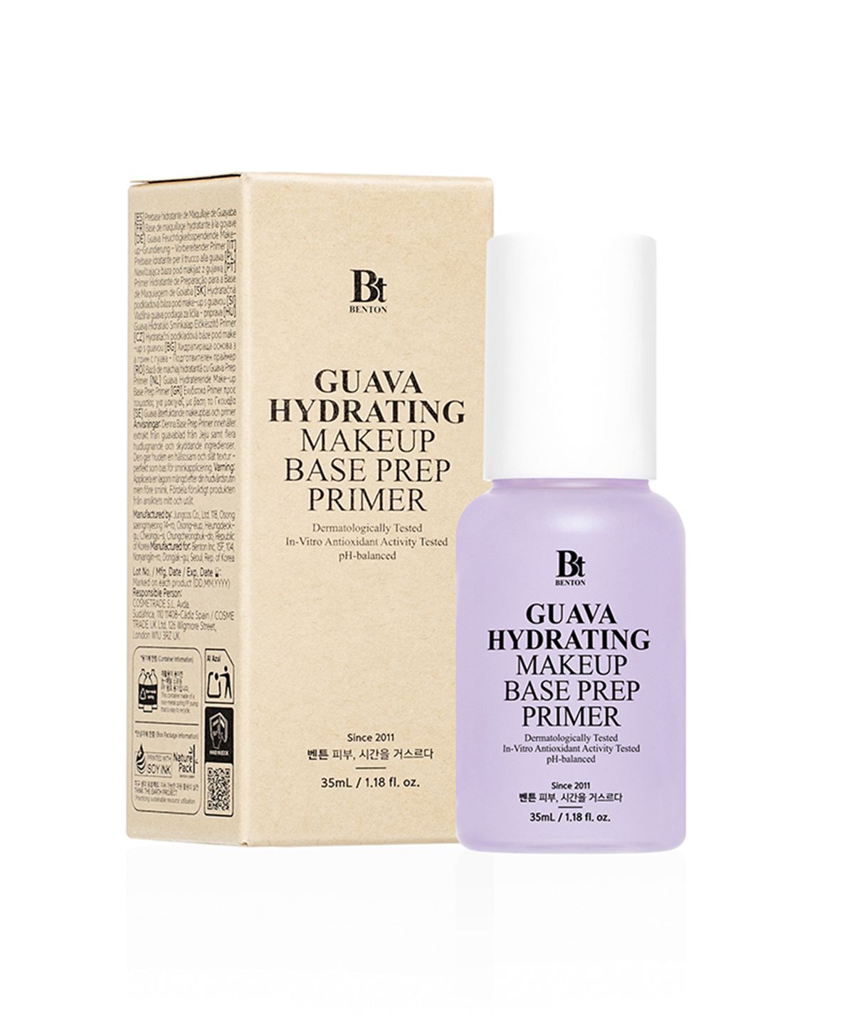 벤튼(BENTON) 구아바 수분 메이크업 베이스 프렙 프라이머 35mL