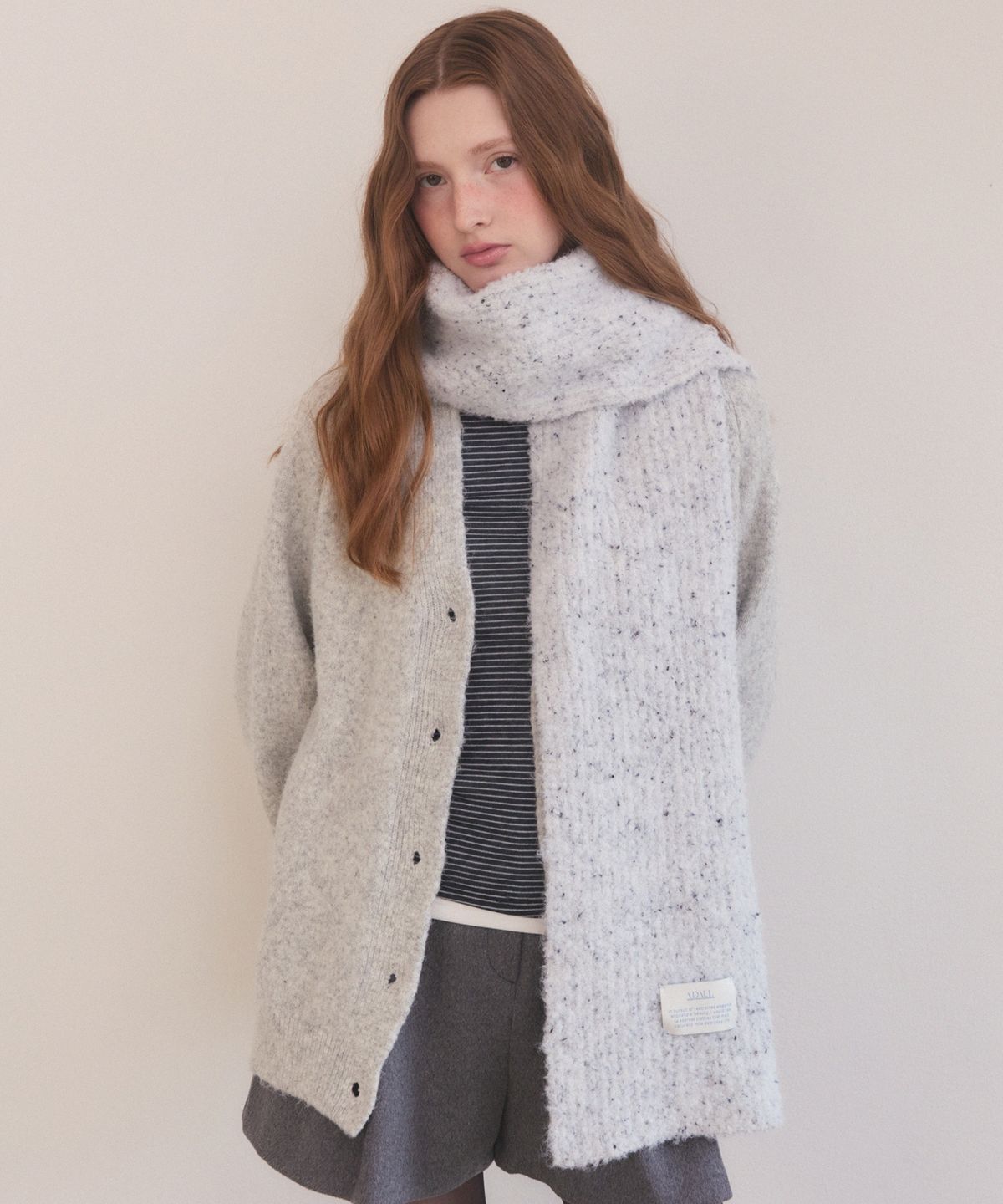 어다울(ADAUL) Pure snow long muffler - 2color