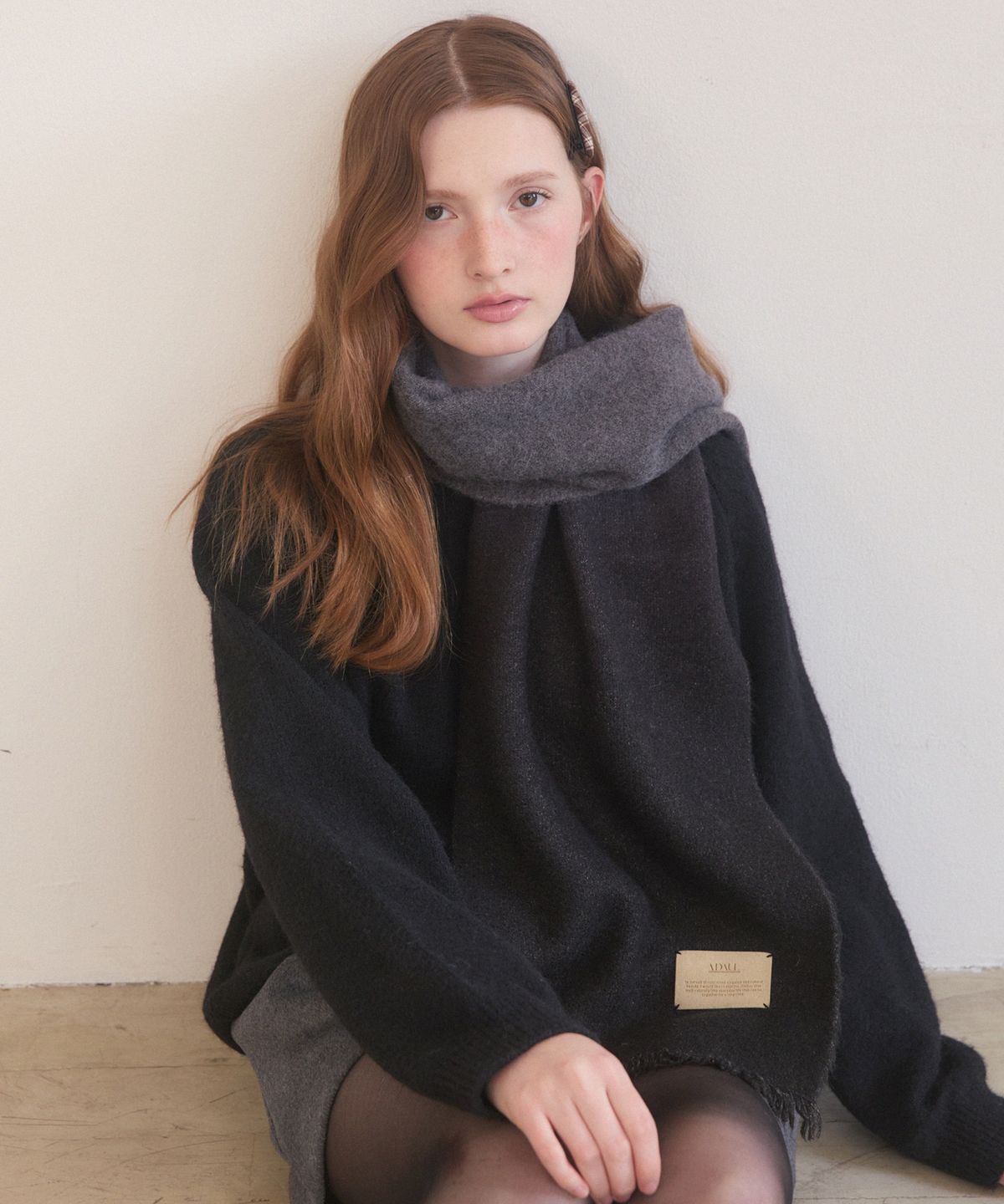 어다울(ADAUL) Gradation AD patch long muffler - 3color