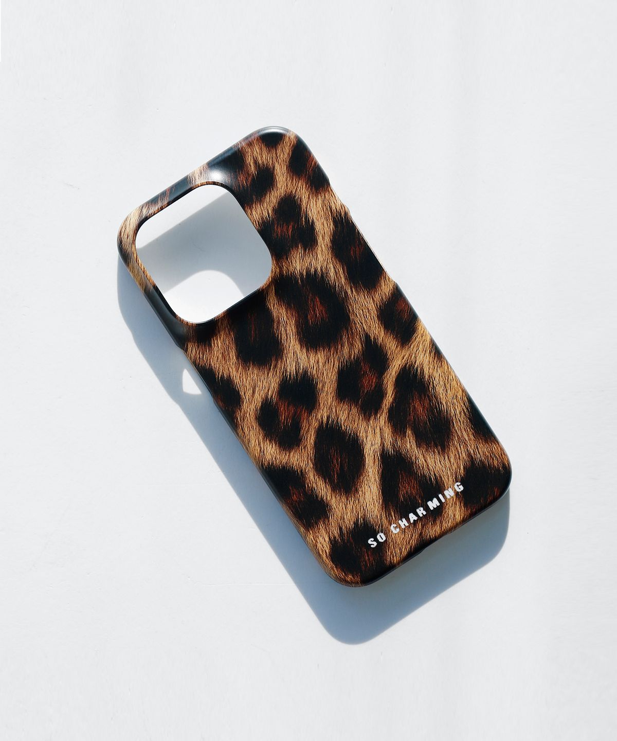 쏘차밍(SOCHARMING) [아이폰 케이스]  Fur leopard_br