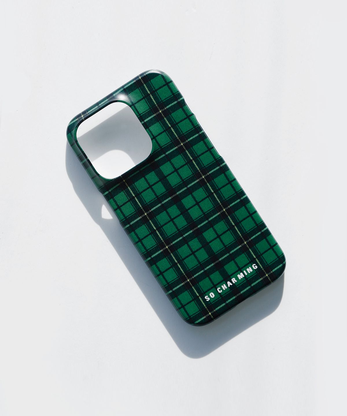 쏘차밍(SOCHARMING) [아이폰 케이스] Tartan Check_green