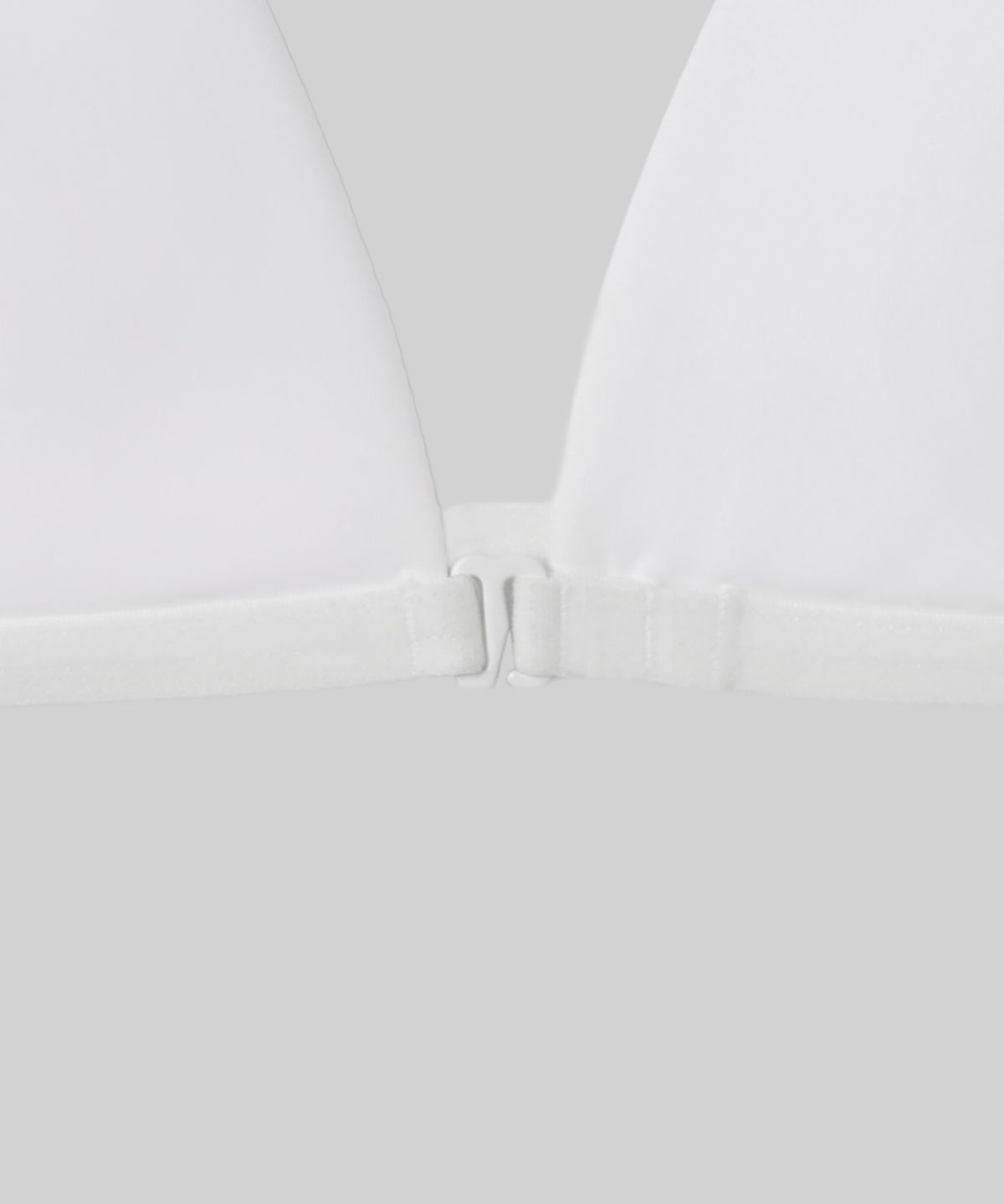 무신사 스탠다드 우먼(MUSINSA STANDARD WOMAN) 프론트 훅 미니멀 브라렛 [화이트]