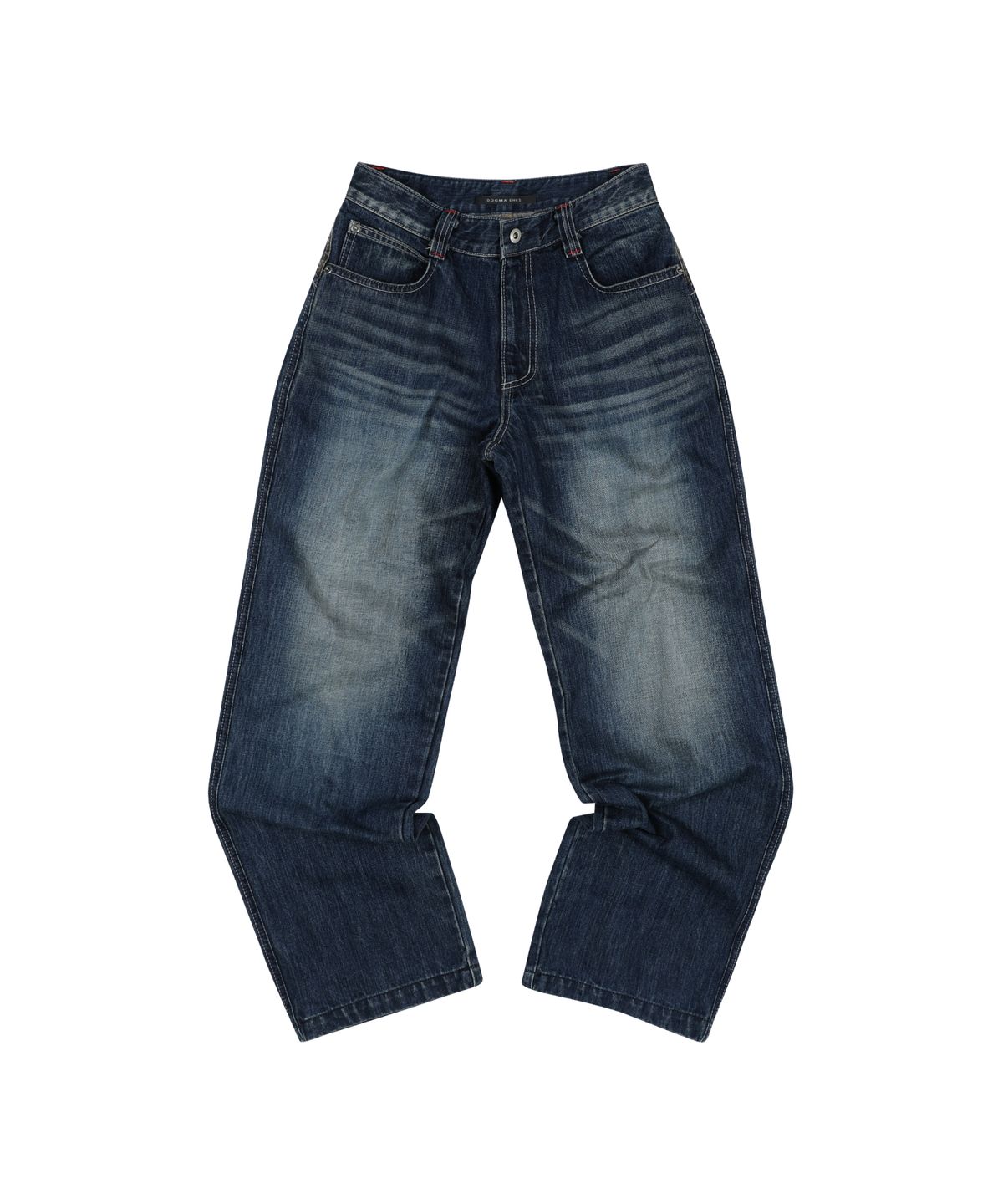 도그마 엑스(DOGMA EHKS) DGMA PATCHED SEMI BAGGY DENIM PANTS