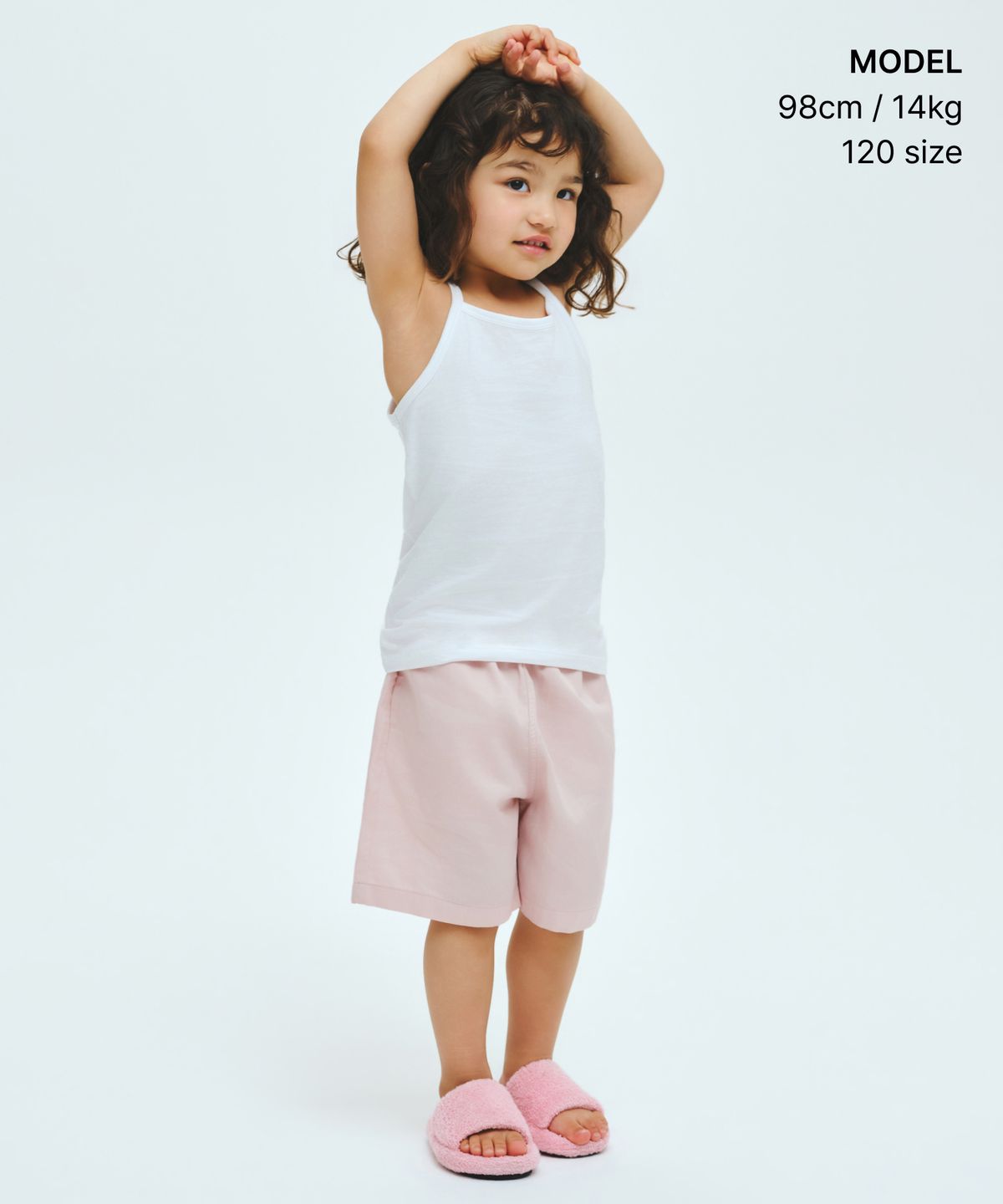 무신사 스탠다드 키즈(MUSINSA STANDARD KIDS) 걸즈 코튼 캐미솔 2팩