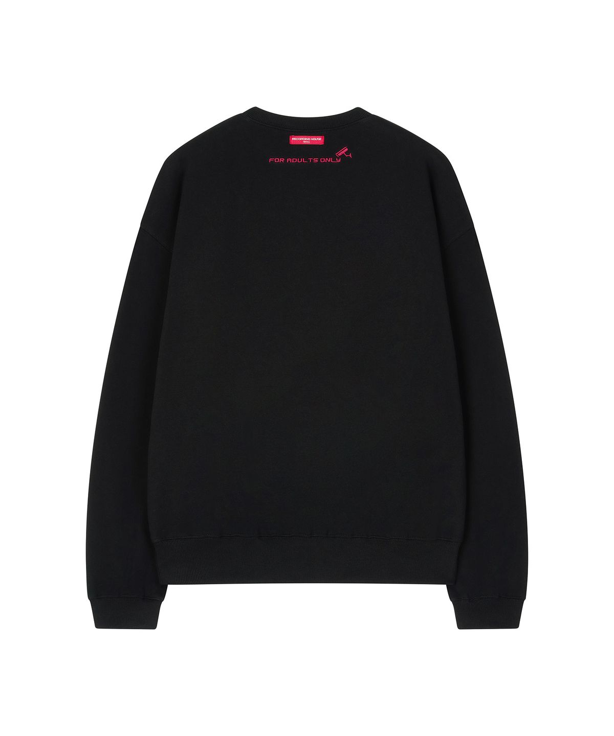 레코딩하우스(RECORDINGHOUSE) REC NAUGHTY SWEATSHIRT [BLACK]