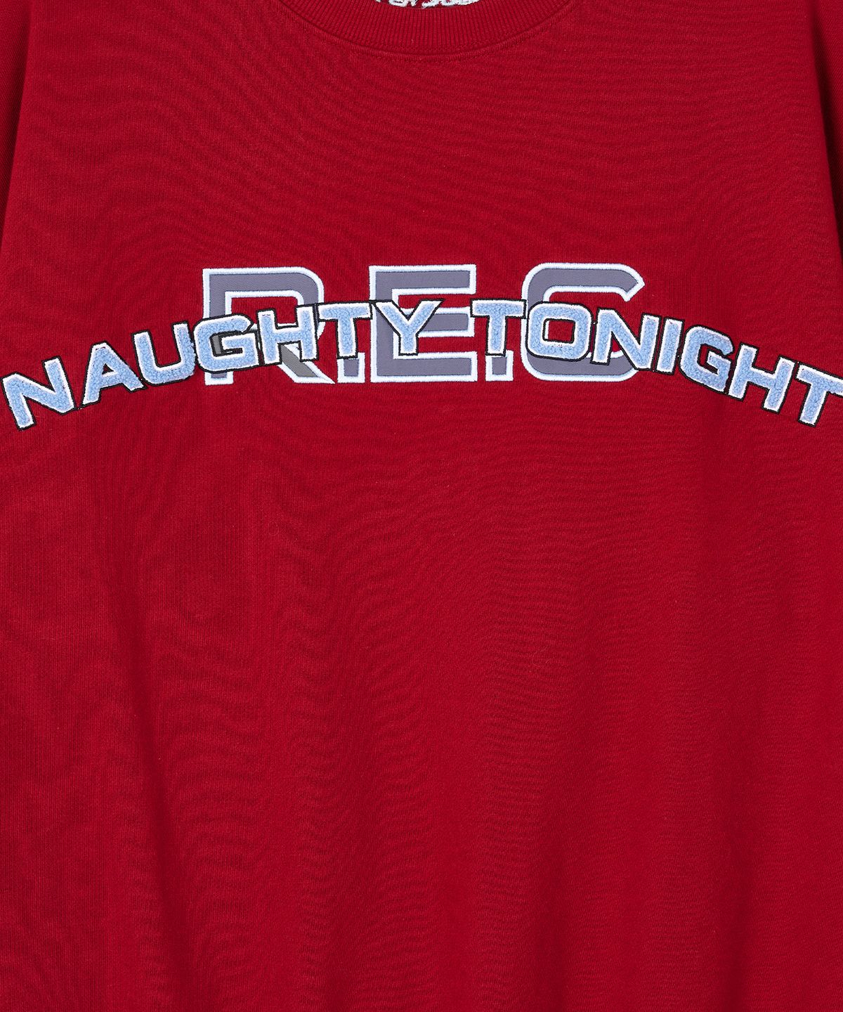 레코딩하우스(RECORDINGHOUSE) REC NAUGHTY SWEATSHIRT [RED]