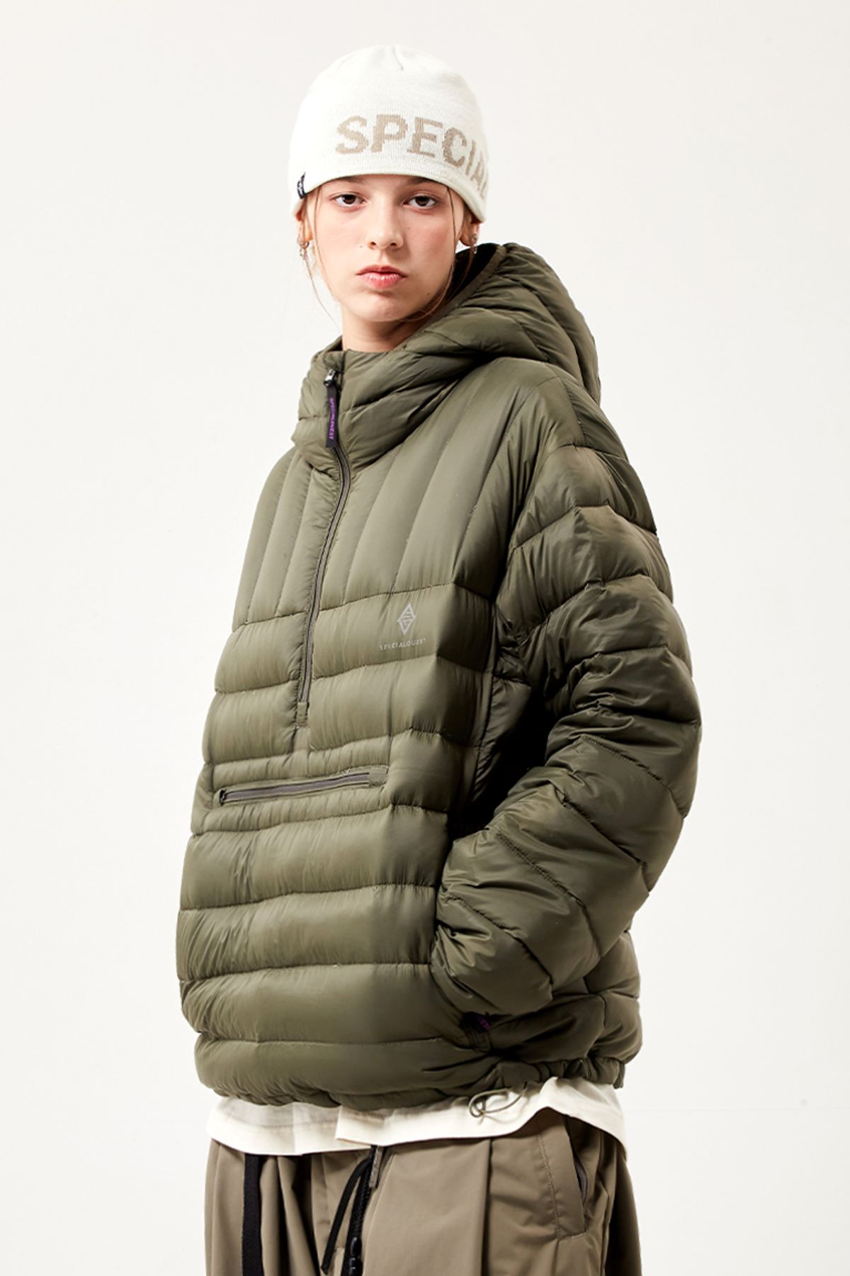 스페셜게스트(SPECIAL GUEST) ORBAN JACQUARD BEANIE (Ivory)