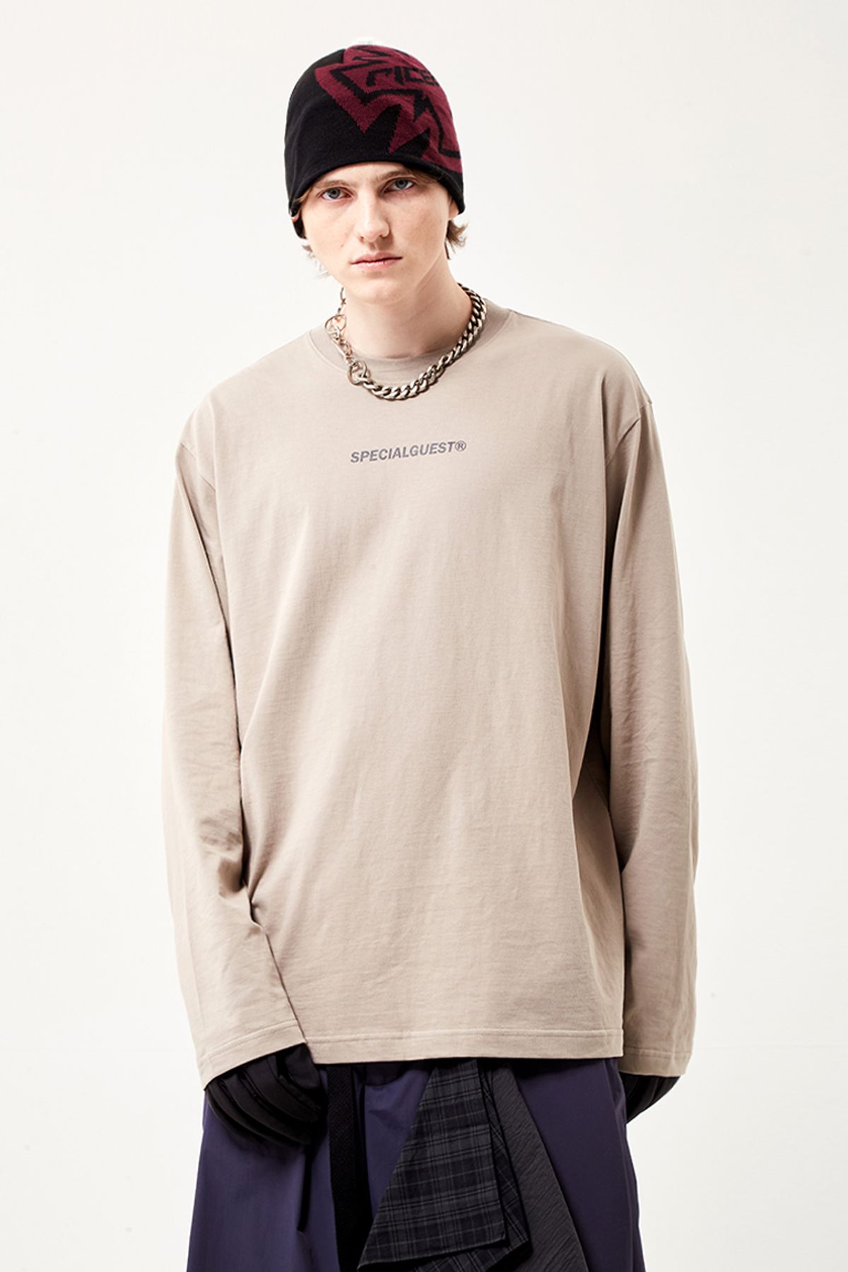 스페셜게스트(SPECIAL GUEST) SGx28 EASY SYNC JACQUARD BEANIE (Black)