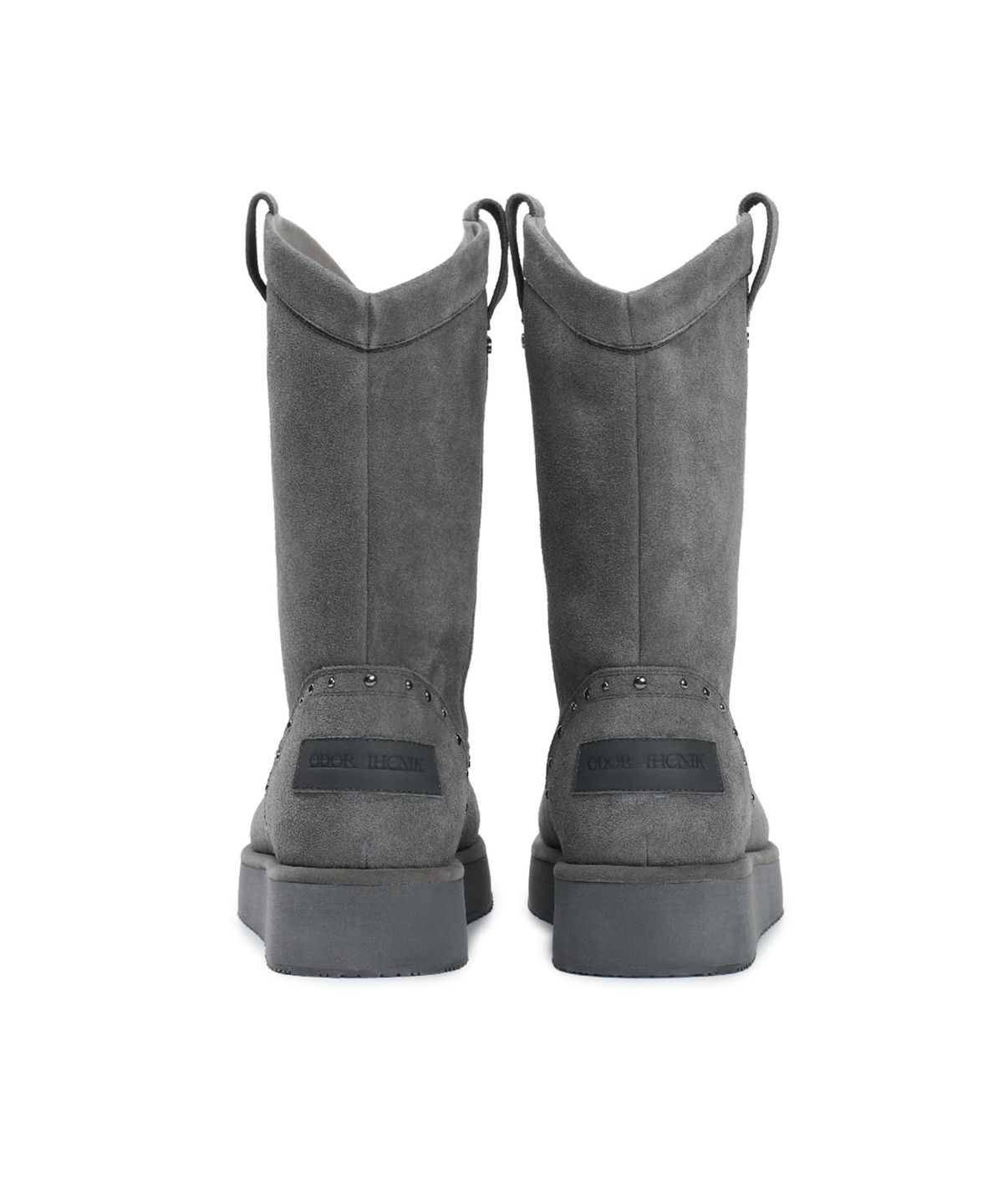 이크닉(IHCNIK) [X ODOR] WESTERN FUR BOOTS / GREY