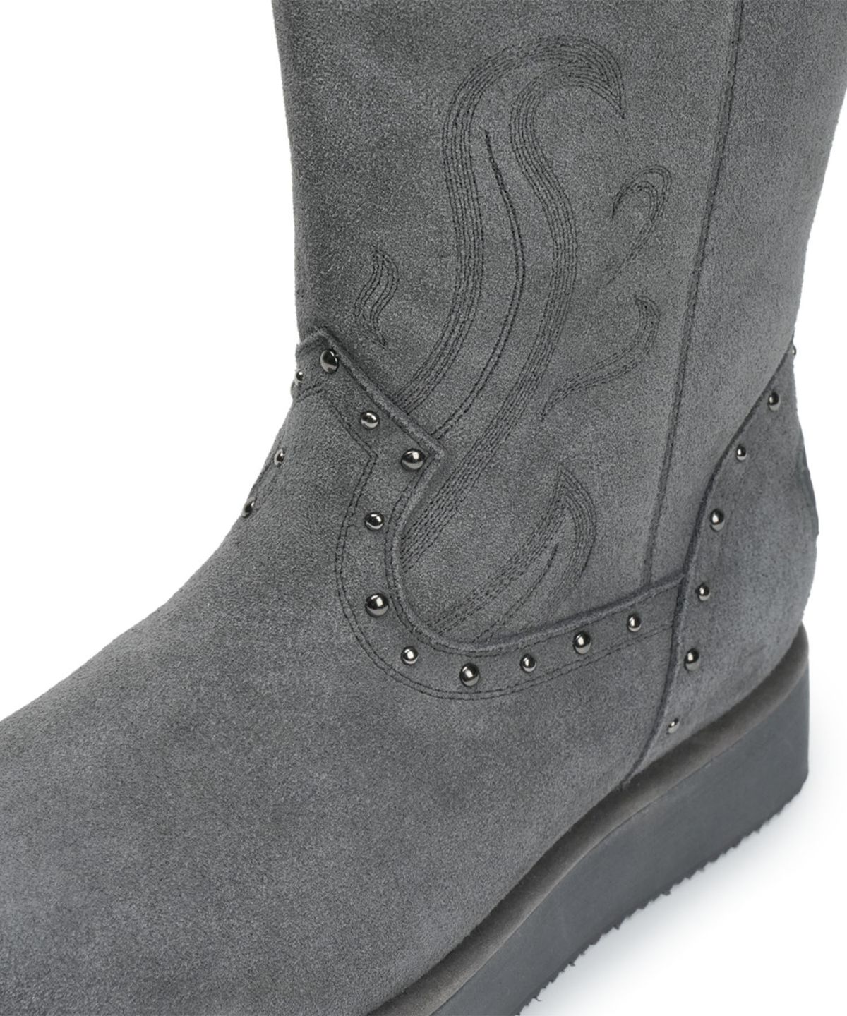 이크닉(IHCNIK) [X ODOR] WESTERN FUR BOOTS / GREY
