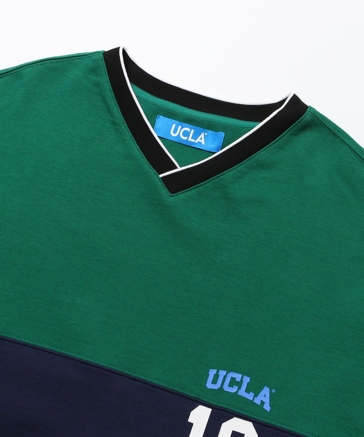 유씨엘에이(UCLA) 남녀공용 스포츠 1919 UCLA 배색 스웻 셔츠[GREEN](UB9LT46)