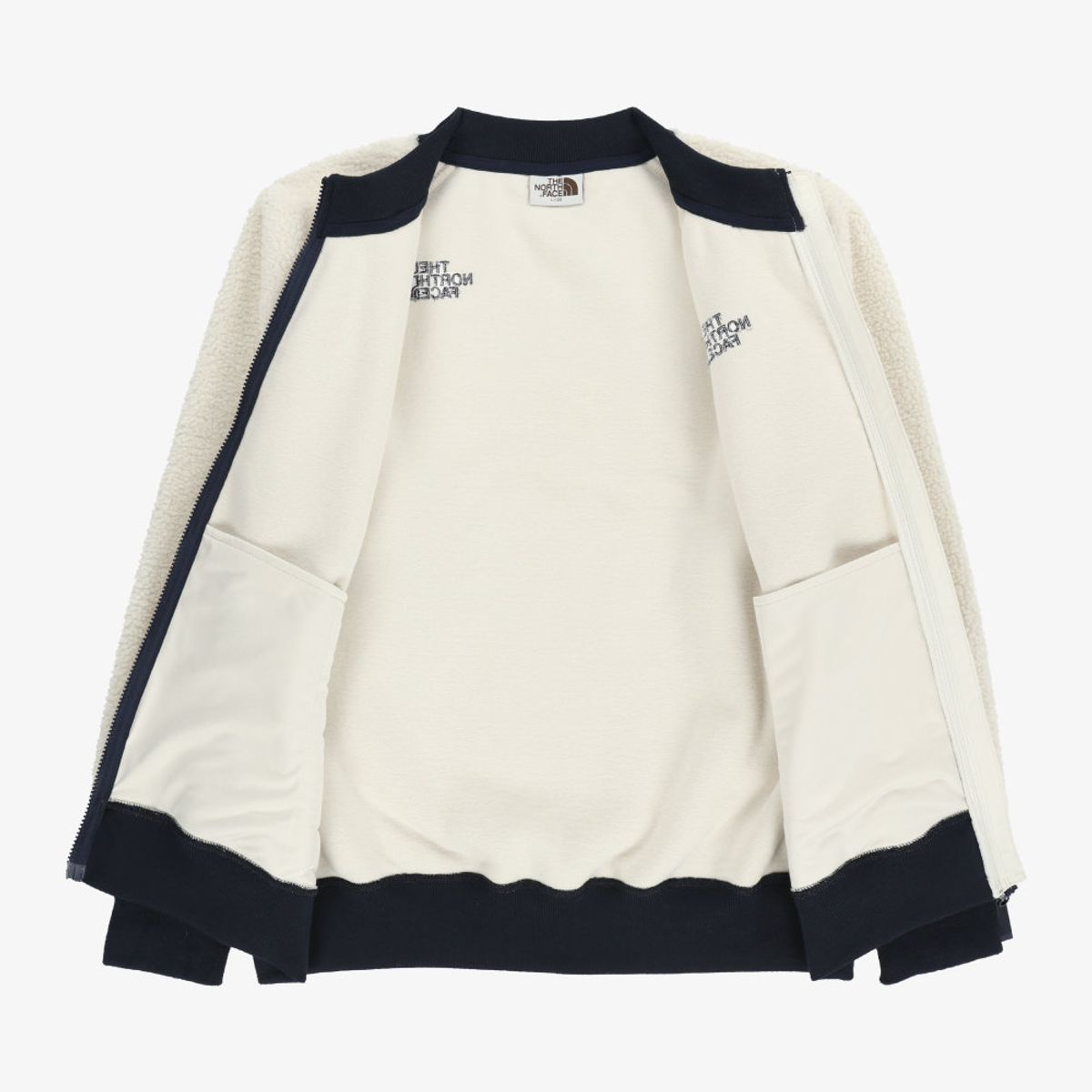 노스페이스(THE NORTH FACE) NJ4FR54L 화이트라벨 비보 플리스 자켓 CREAM