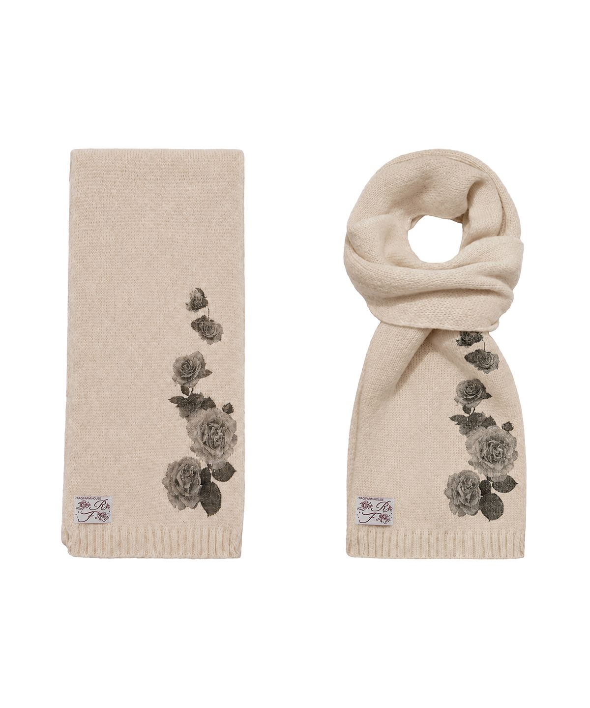 프래그팜(FRAGFARM) 센티멘탈 로즈 그래픽 머플러 (3 Colors)