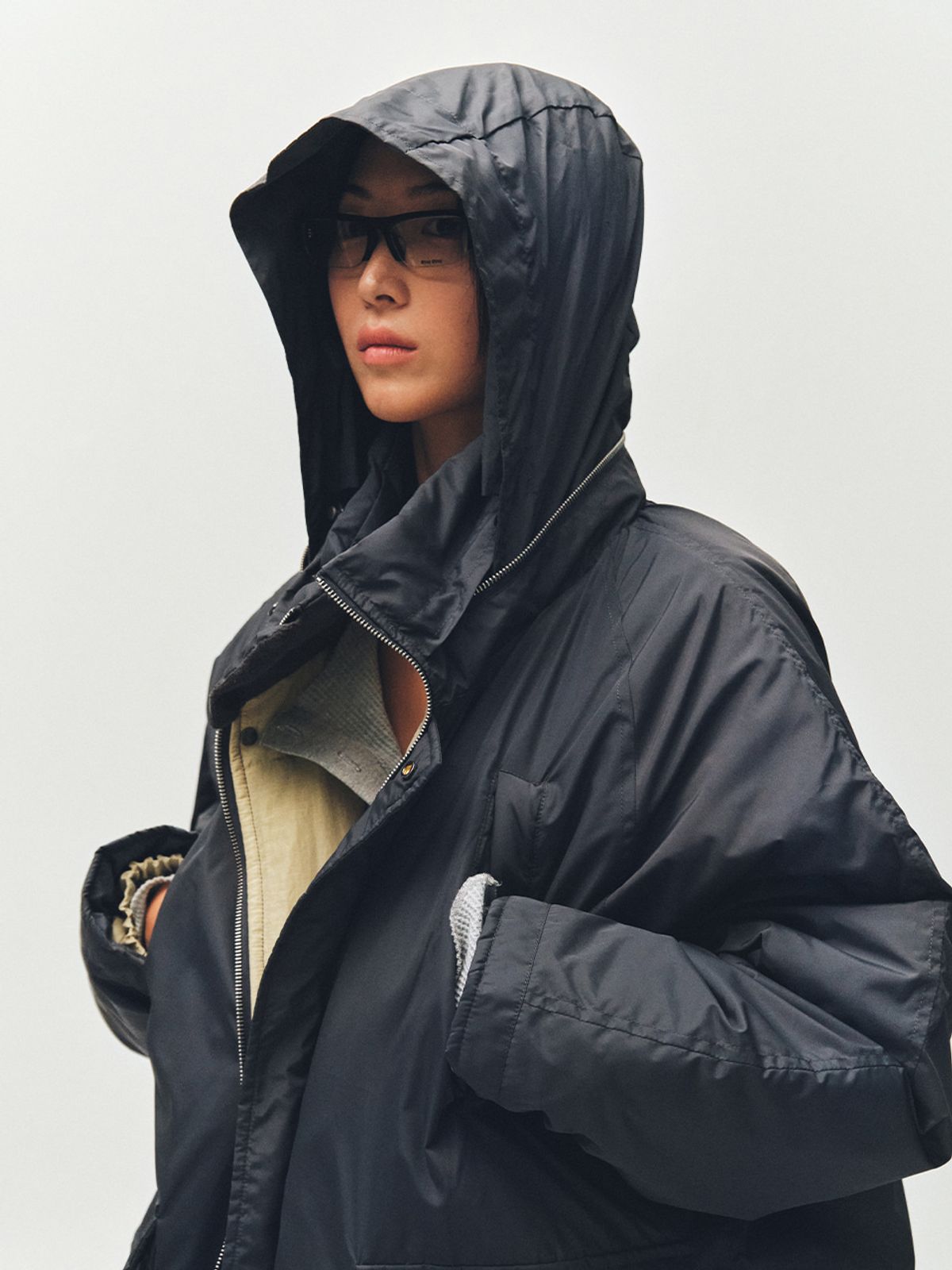 플리즈프로젝트(PLZPROJECT) POCKET FIELD PARKA, DARK GRAY