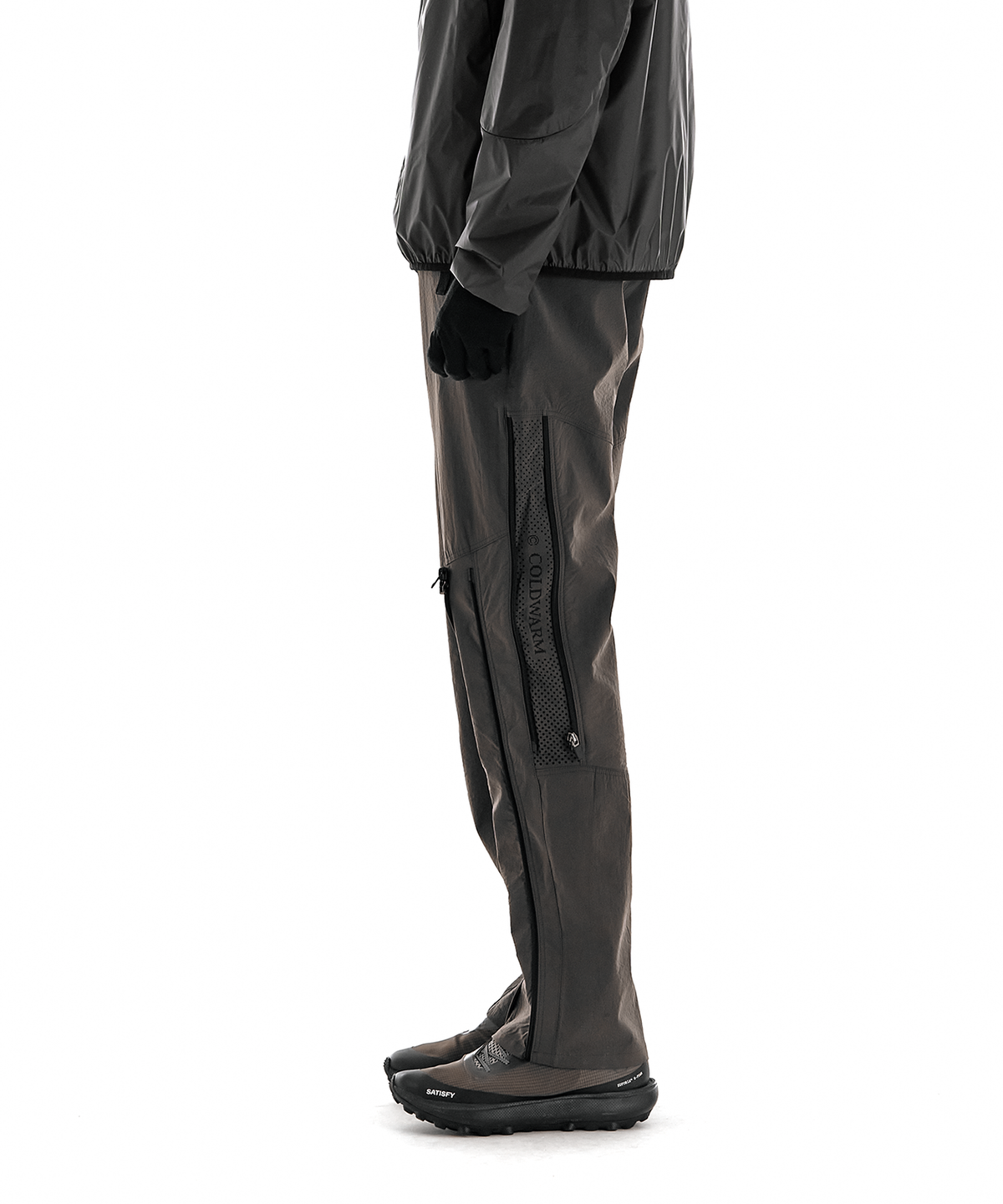 콜드웜(COLDWARM) Zip Vent Trousers (Taupe Brown)