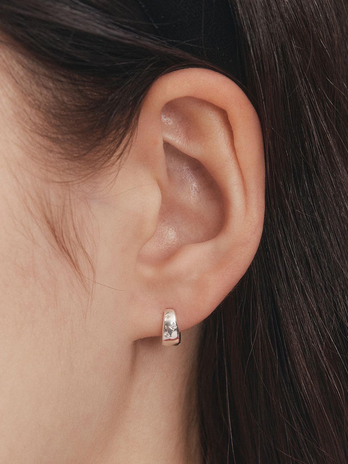 앵브록스(ENGBROX) [silver925] glacy star cubic earring