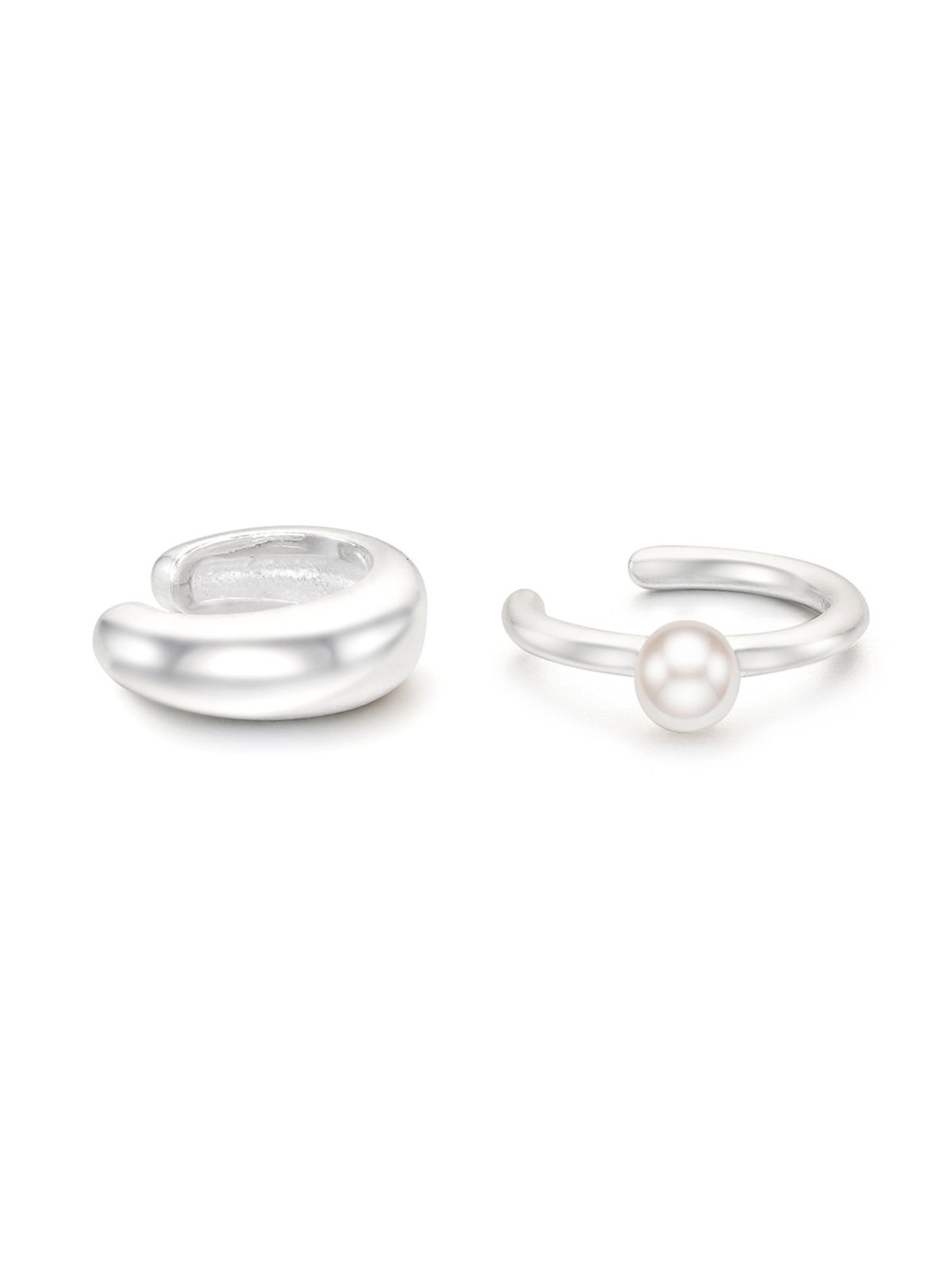 앵브록스(ENGBROX) [silver925] mute pearl earcuff set