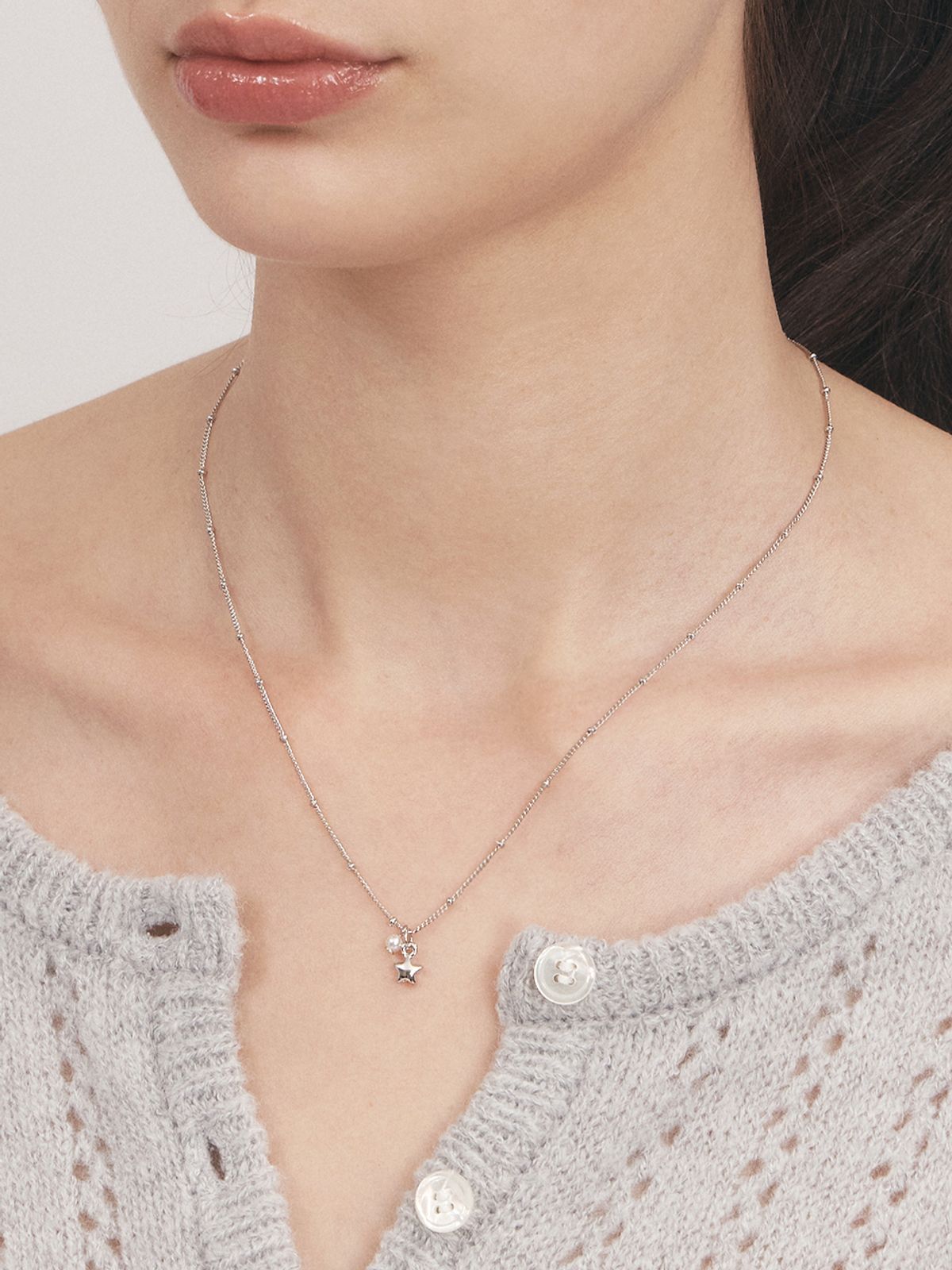 앵브록스(ENGBROX) starlight pearl necklace