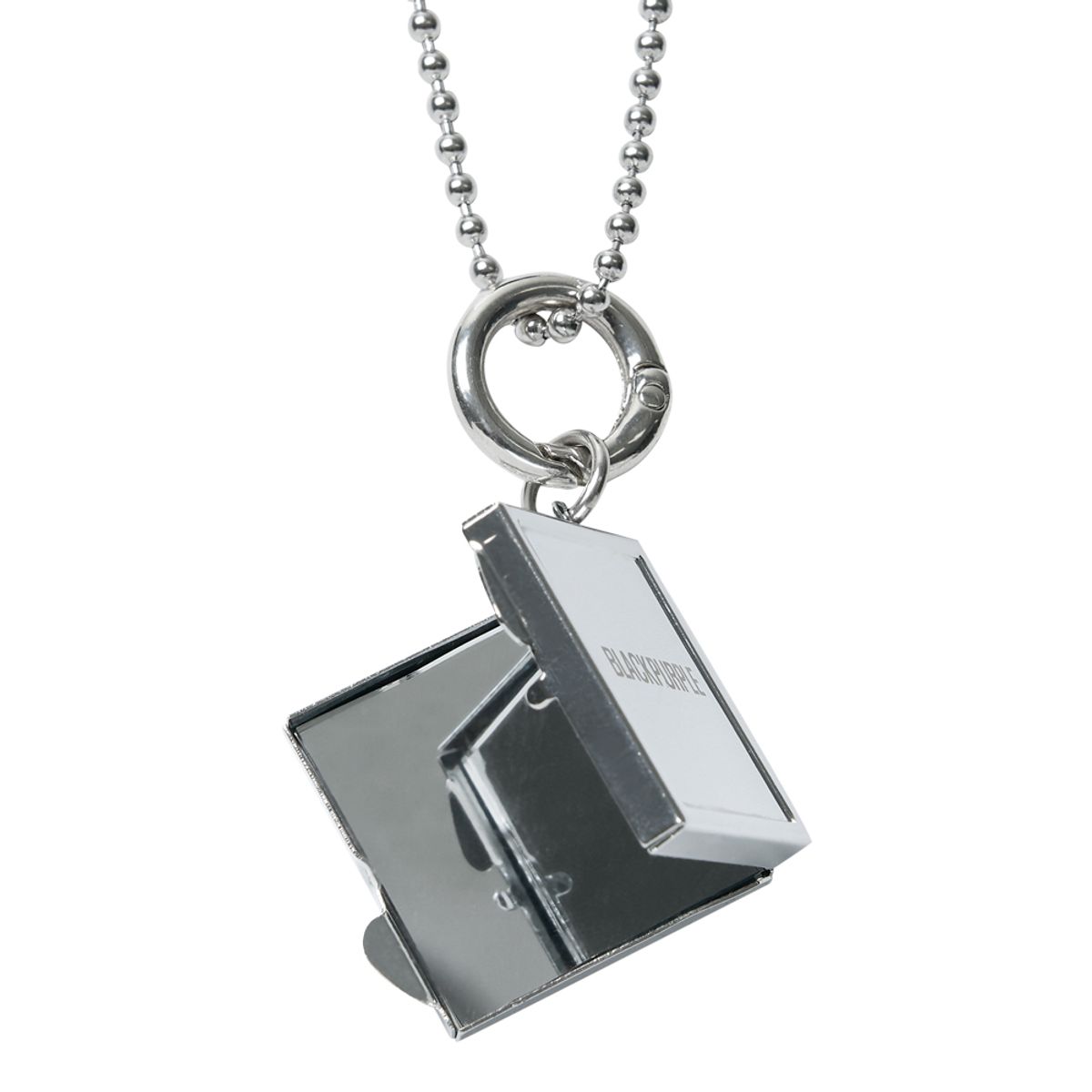 블랙 퍼플(BLACK PURPLE) 미러 볼트 목걸이 Mirror Vault Necklace