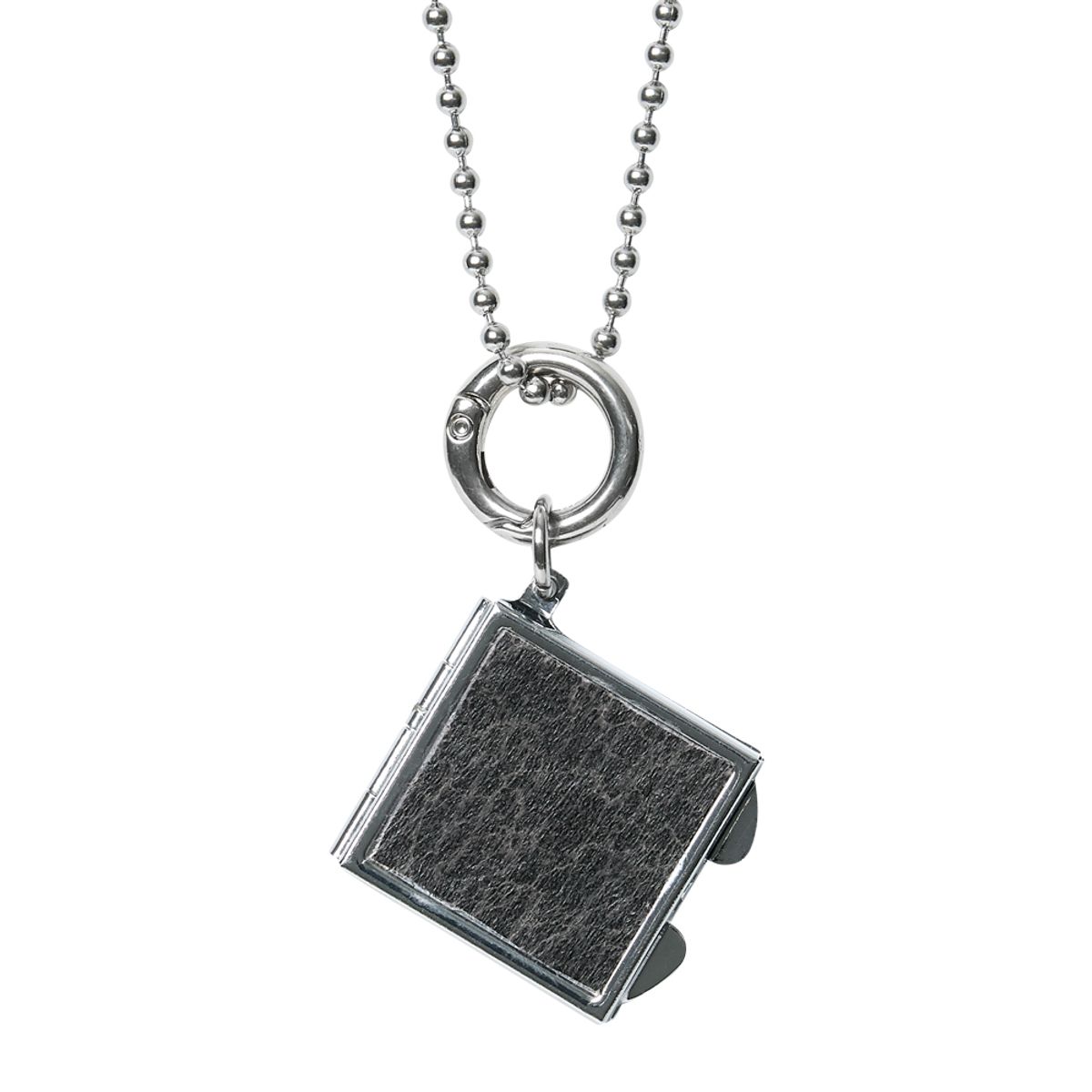 블랙 퍼플(BLACK PURPLE) 미러 볼트 목걸이 Mirror Vault Necklace