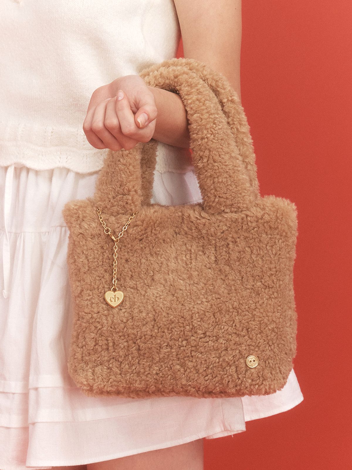앵브록스(ENGBROX) snuggle heart chain tote bag_3 colors