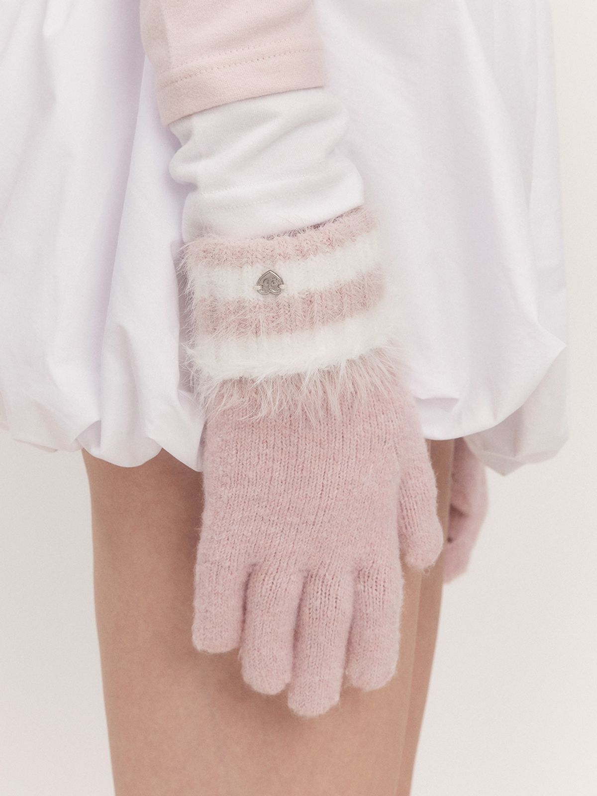 앵브록스(ENGBROX) furry stripe finger hole gloves_2 colors