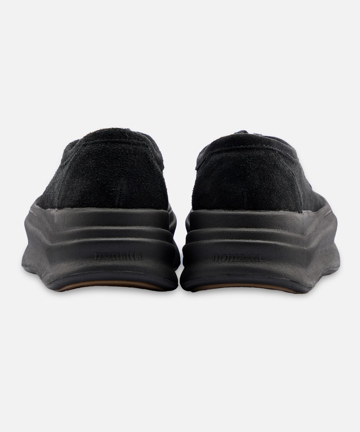 노마타(NOMATTA) 패스 천연 소가죽 오버솔 왈라비 (블랙)