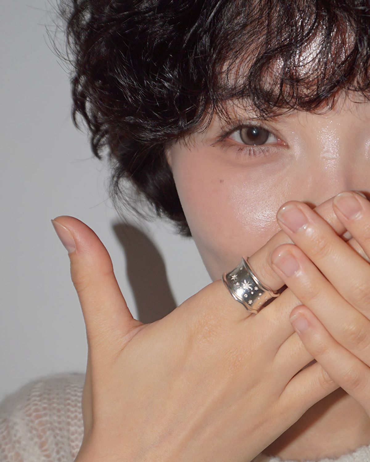 페어오브러브(PAIR OF LOVE) [925SILVER]STARLIGHT WAVE BOLD RING