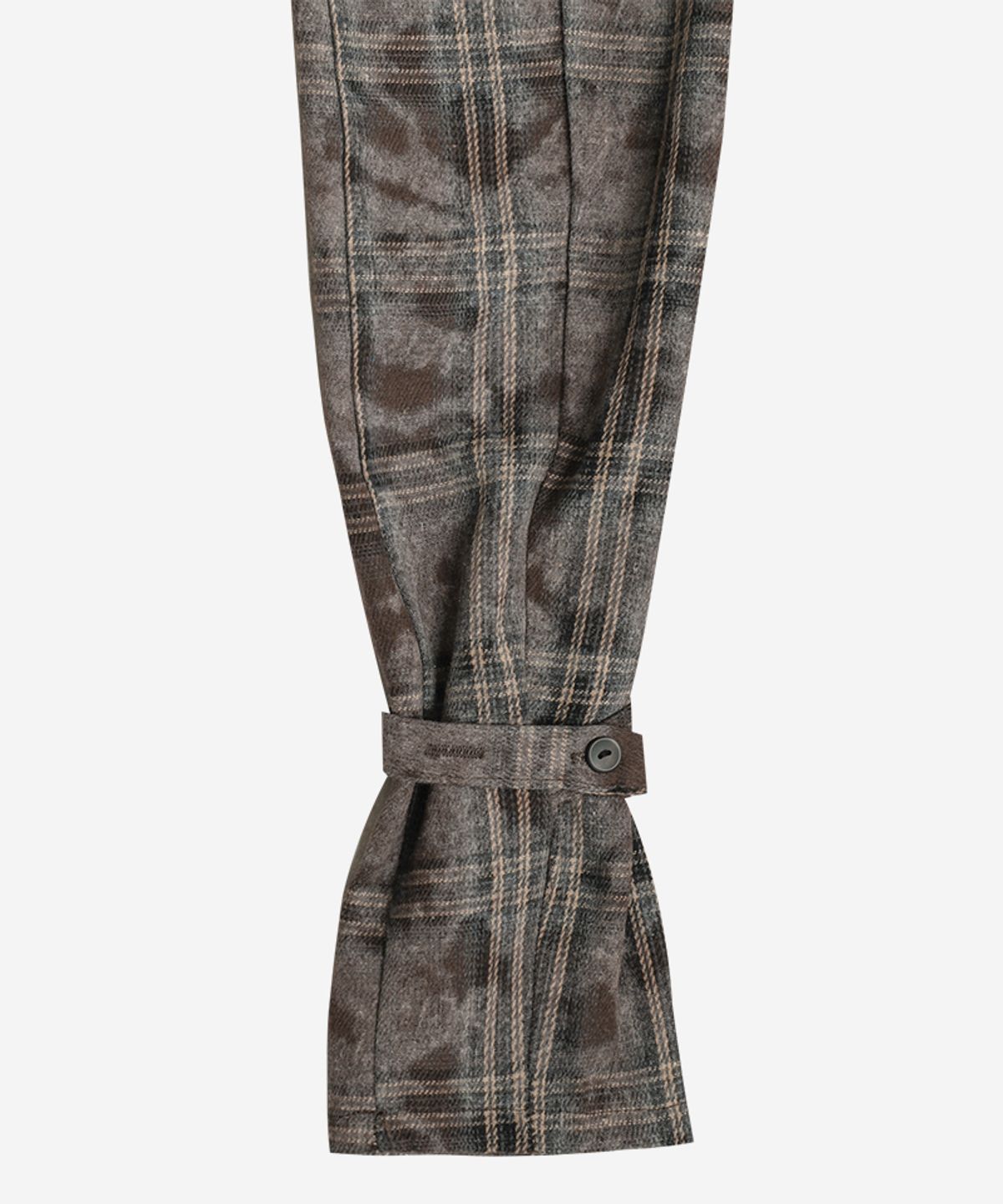 달링유어배드(DARLING, YOU'RE BAD) CHECK CORSET SHIRT #VINTAGE BROWN