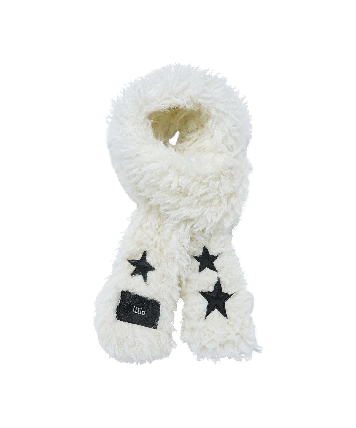 일리오(ILLIO) White star fluffy muffler