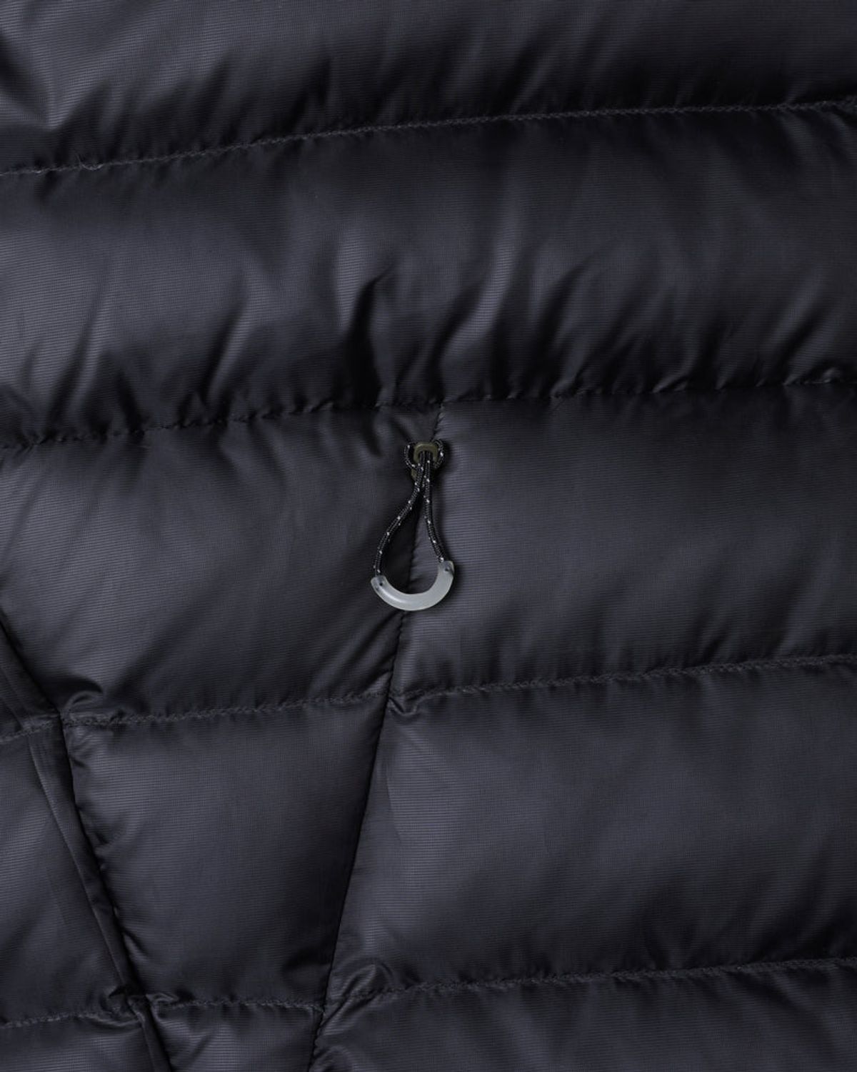 찬스클로딩(CHANCE CLOTHING) DOWN HALF ZIP HOODIE - BLACK