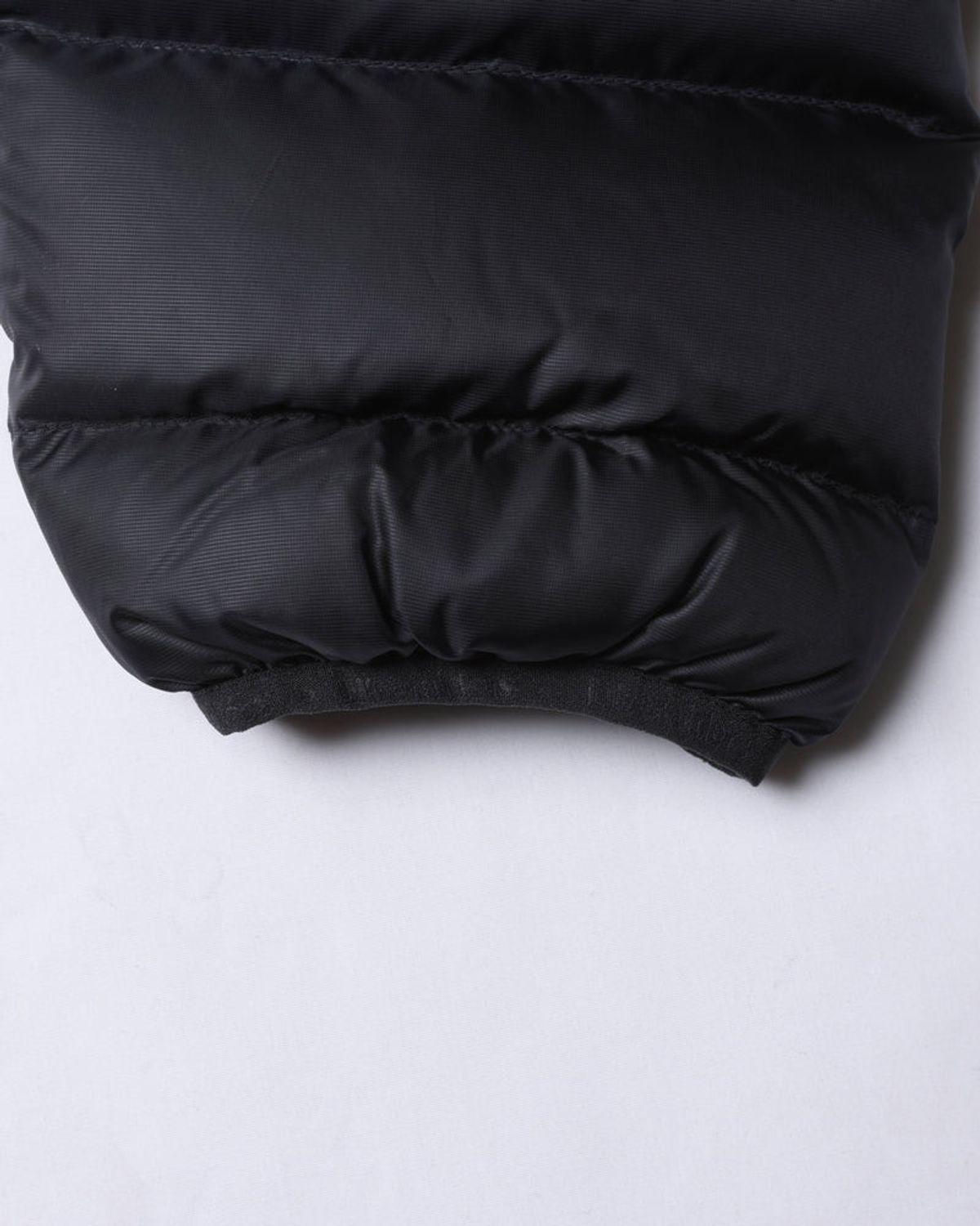 찬스클로딩(CHANCE CLOTHING) DOWN HALF ZIP HOODIE - BLACK