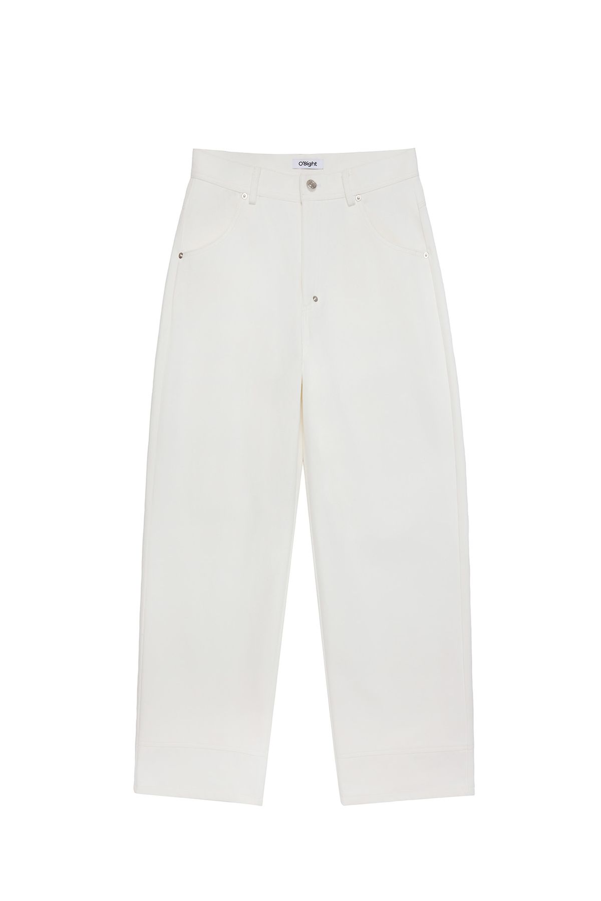 오에잇(O8IGHT) Eyelet Pocket Balloon Pants, IVORY